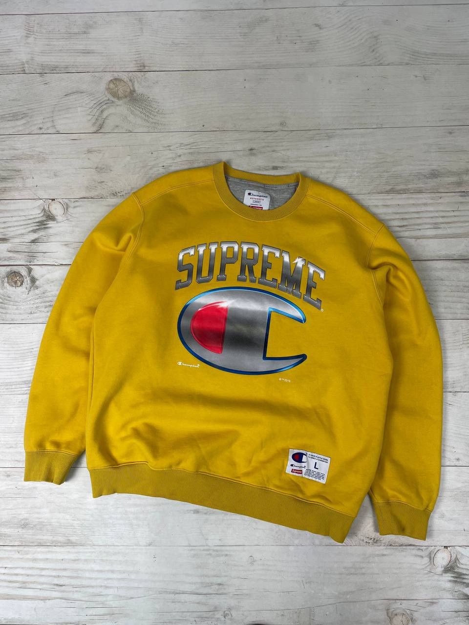 Supreme outlet Champion Crewneck Size Large