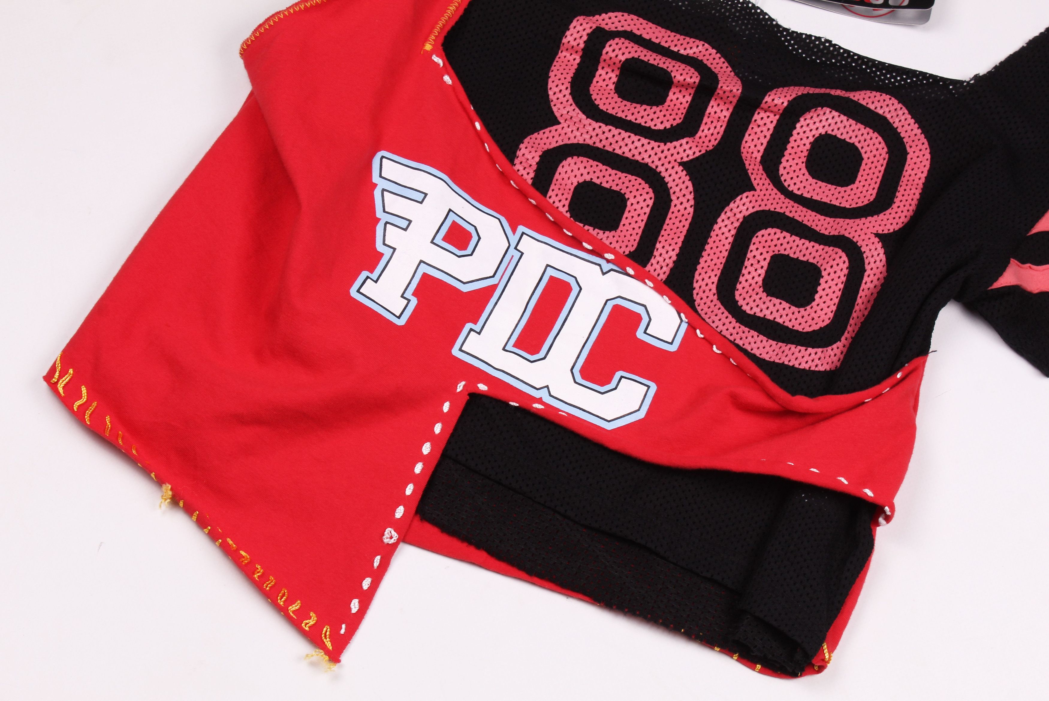 Parasuco × Vintage Vintage Parasuco Cult Deconstructive Y2K Cropped Top Size L / US 10 / IT 46 - 3 Thumbnail