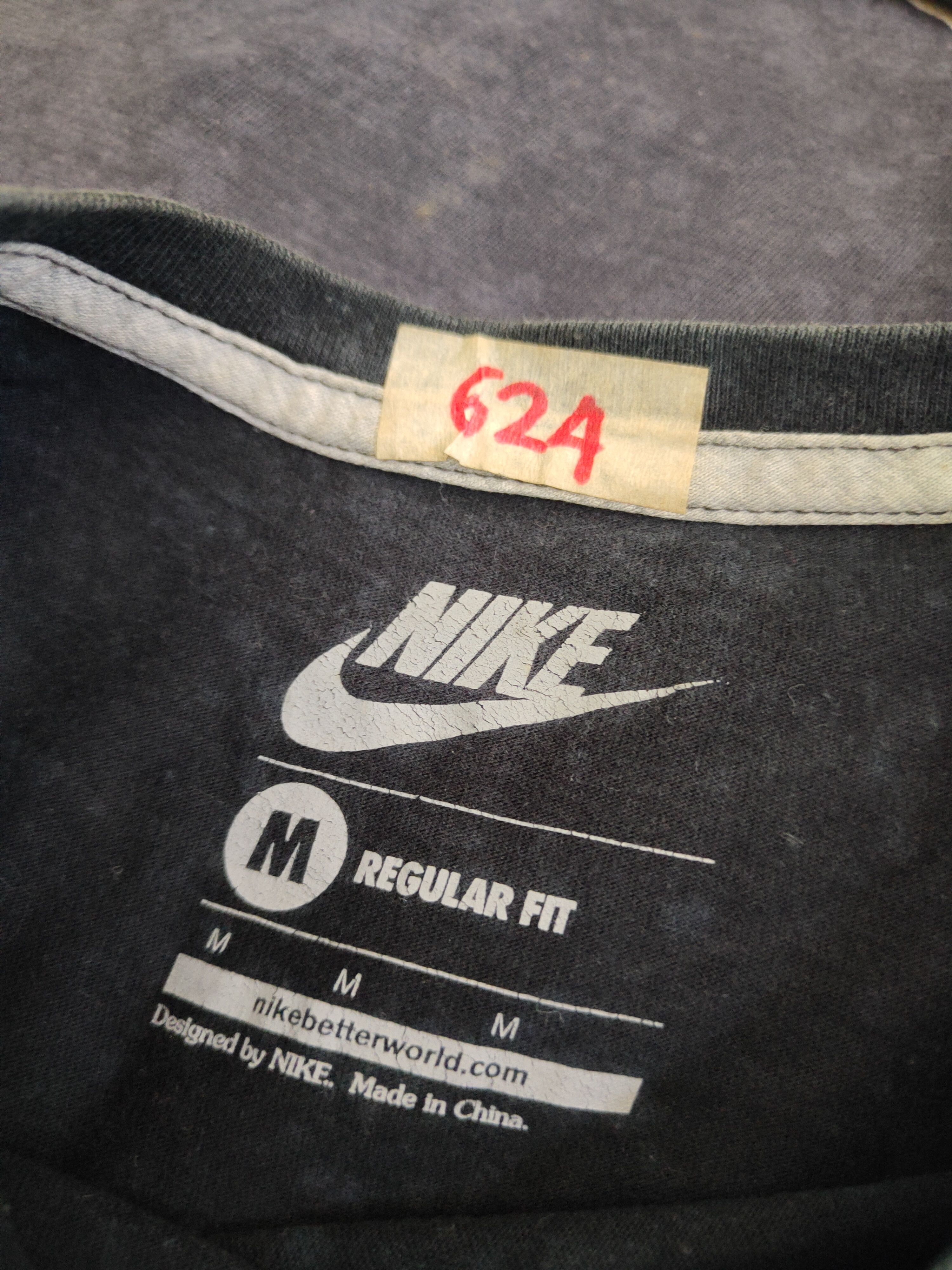 Nike DL Nike just fo it faded Navy Short Sleeve T-shirt #624 Size US M / EU 48-50 / 2 - 12 Thumbnail