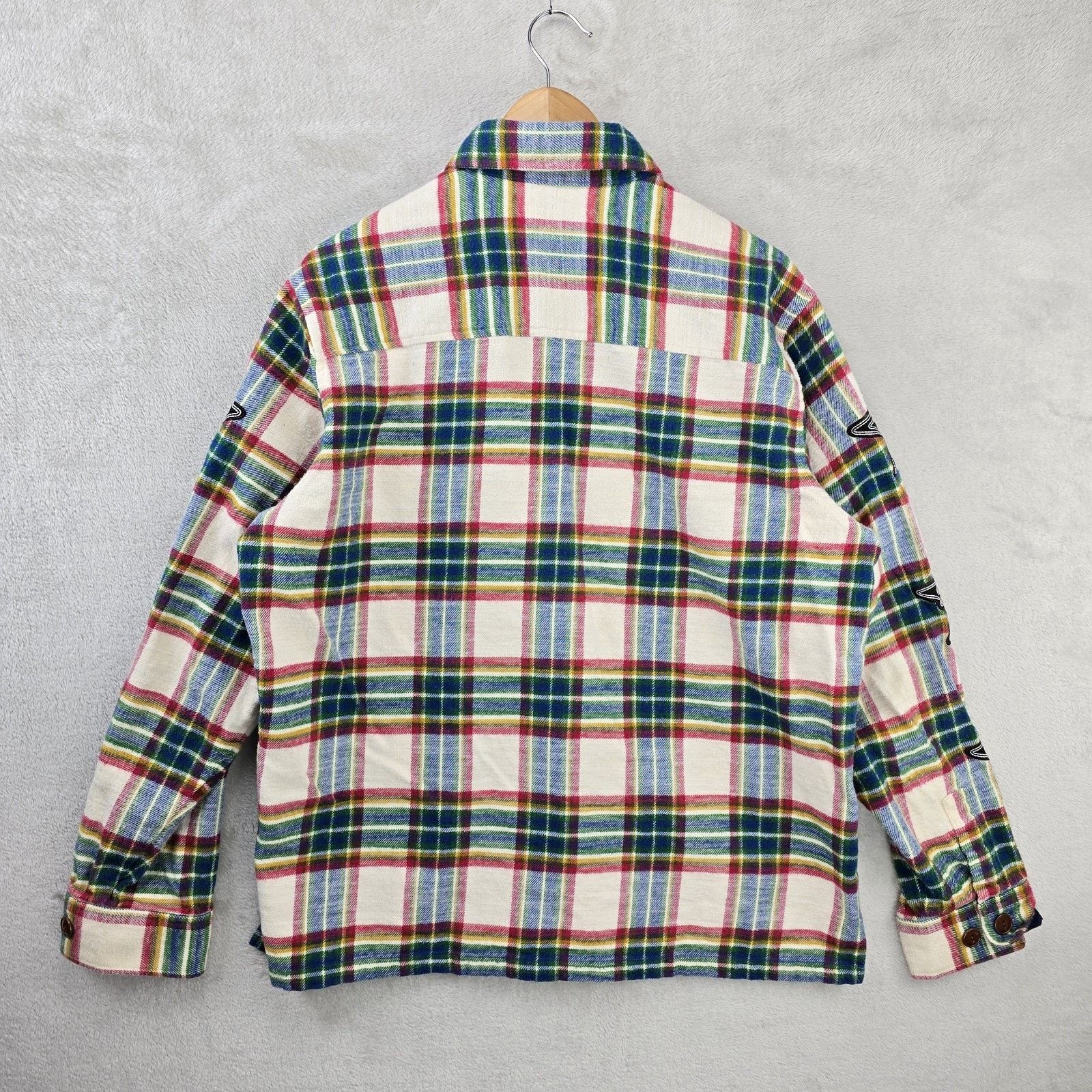 Studio Seven Studio Seven Flannel Shirt Mens XL Long Sleeve Star Patch Size US XL / EU 56 / 4 - 8 Thumbnail