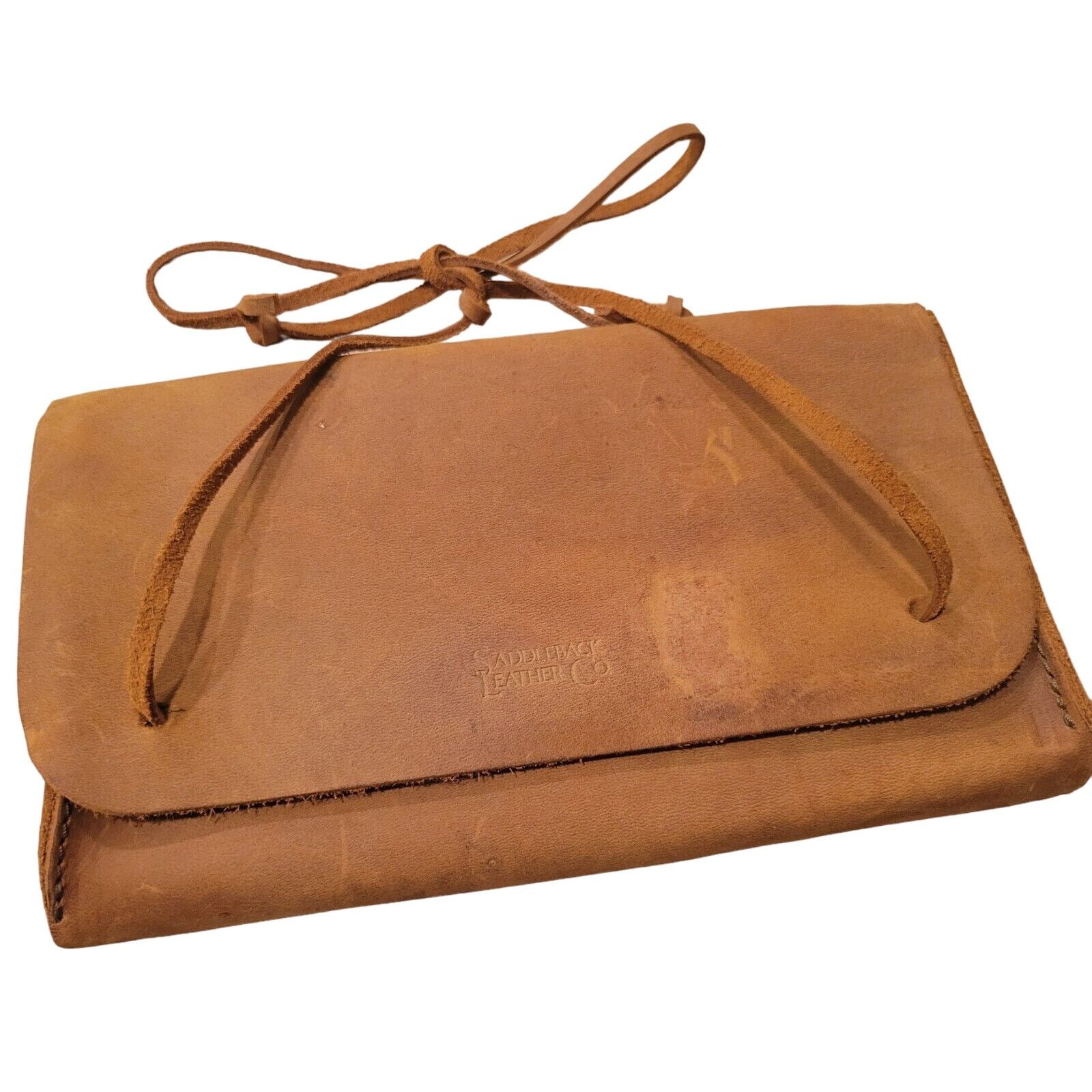 Saddleback Leather Saddleback Leather Company Wallet Clutch Ties Brown Buckskin Size ONE SIZE - 4 Thumbnail