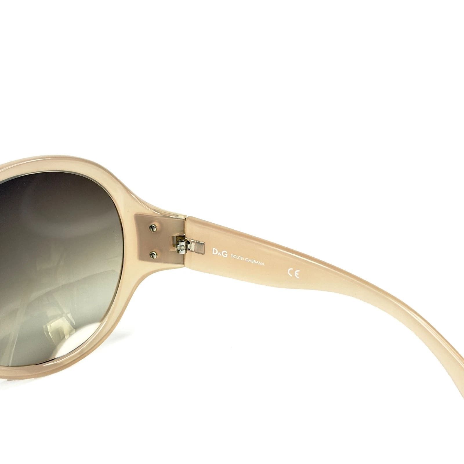Dolce & Gabbana Dolce & Gabbana DG8048 Beige Oversized Round Vintage 8048 Size ONE SIZE - 8 Thumbnail