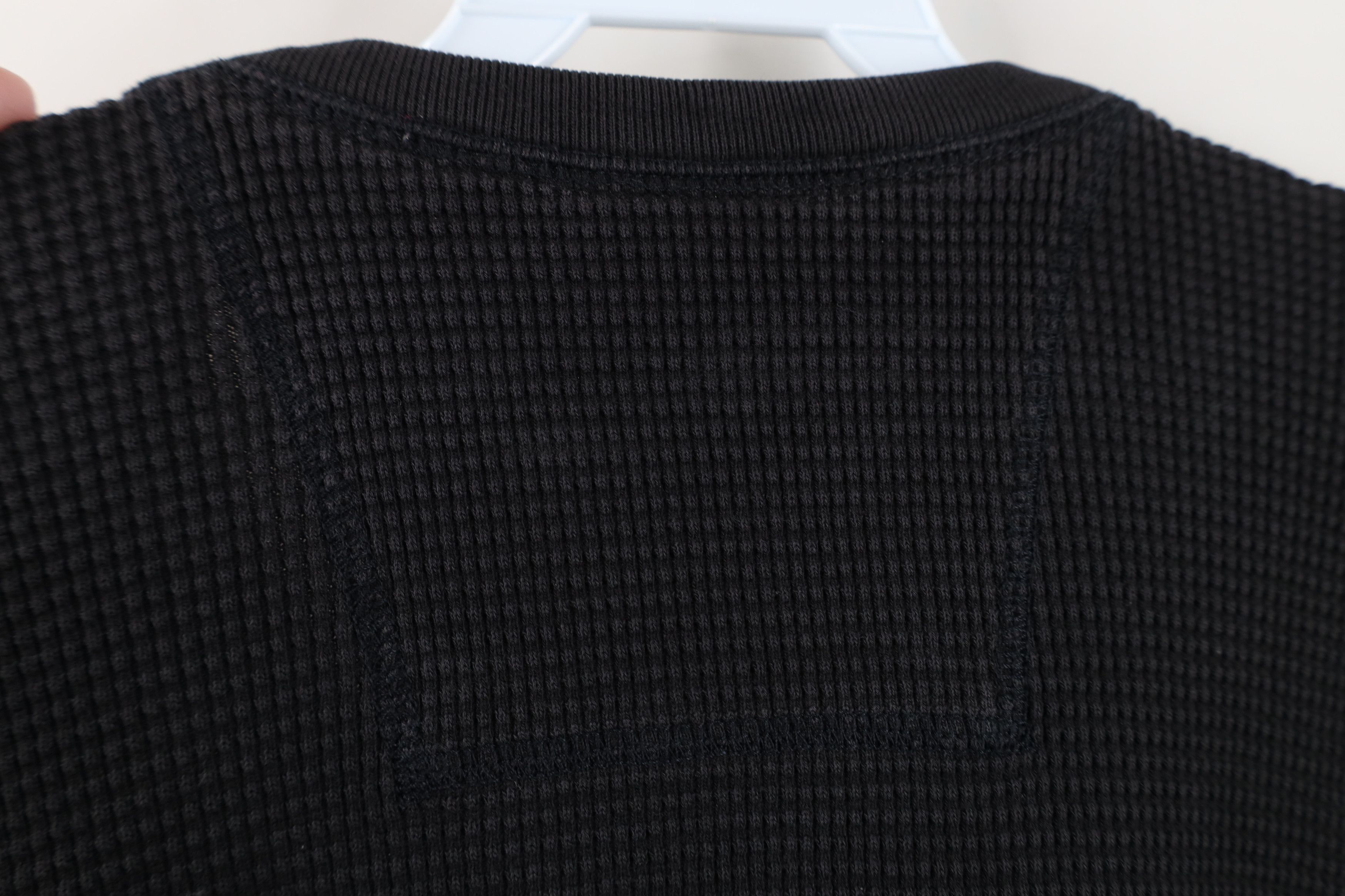 Eddie Bauer Vintage Eddie Bauer Waffle Knit Long Sleeve T-Shirt Black Size US XXL / EU 58 / 5 - 7 Thumbnail