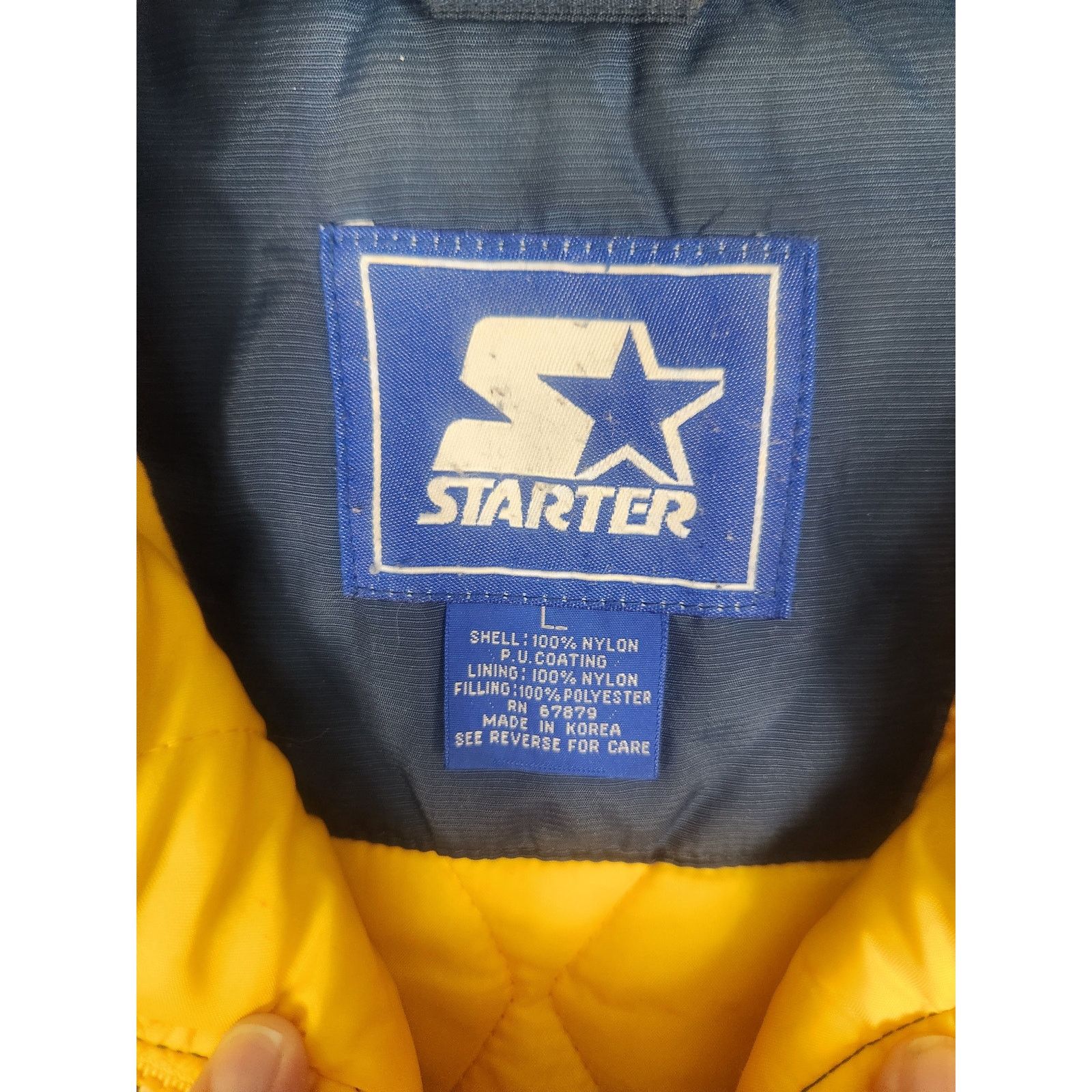 Starter Vintage Starter Proline West Virginia Pullover men's large Size US L / EU 52-54 / 3 - 3 Thumbnail