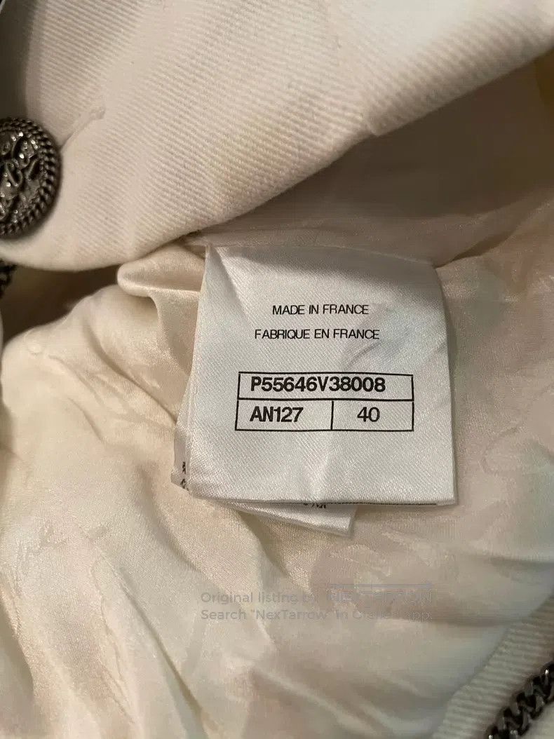 Chanel Chanel Black and white lapel coat Size S / US 4 / IT 40 - 6 Thumbnail