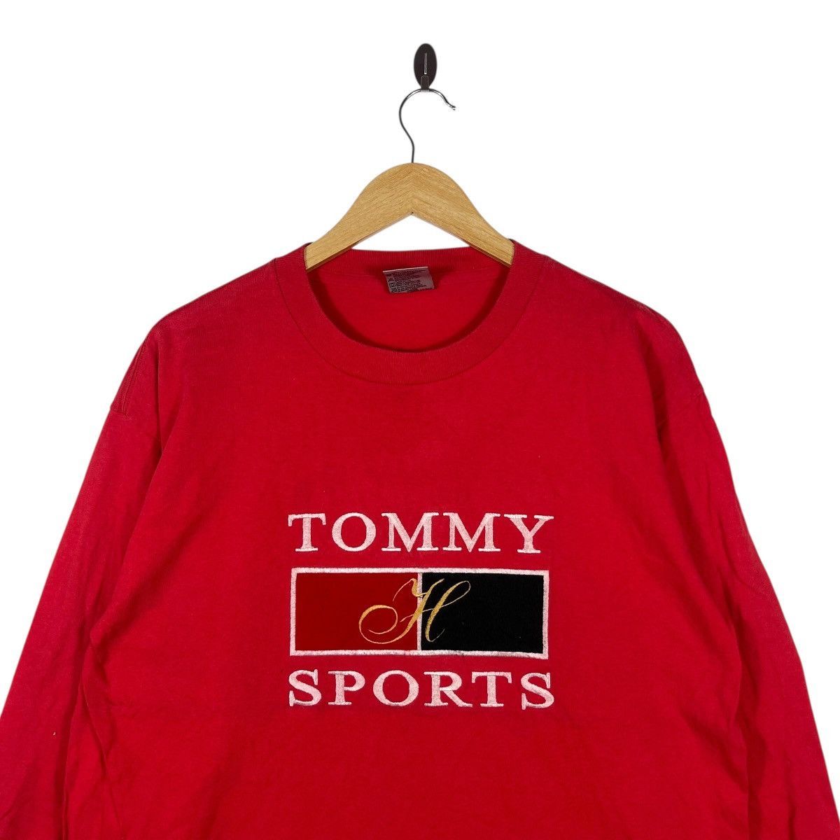 Tommy Hilfiger Vintage 90’s Tommy Hilfiger Sports Logo Long Sleeve T-Shirt Size US L / EU 52-54 / 3 - 2 Thumbnail
