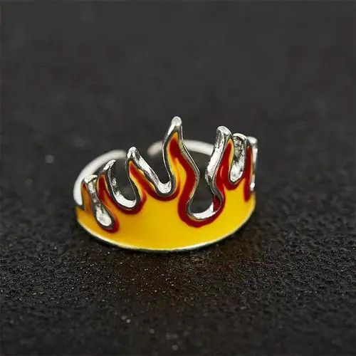 Other Goth Flame Ring Size ONE SIZE - 2 Thumbnail