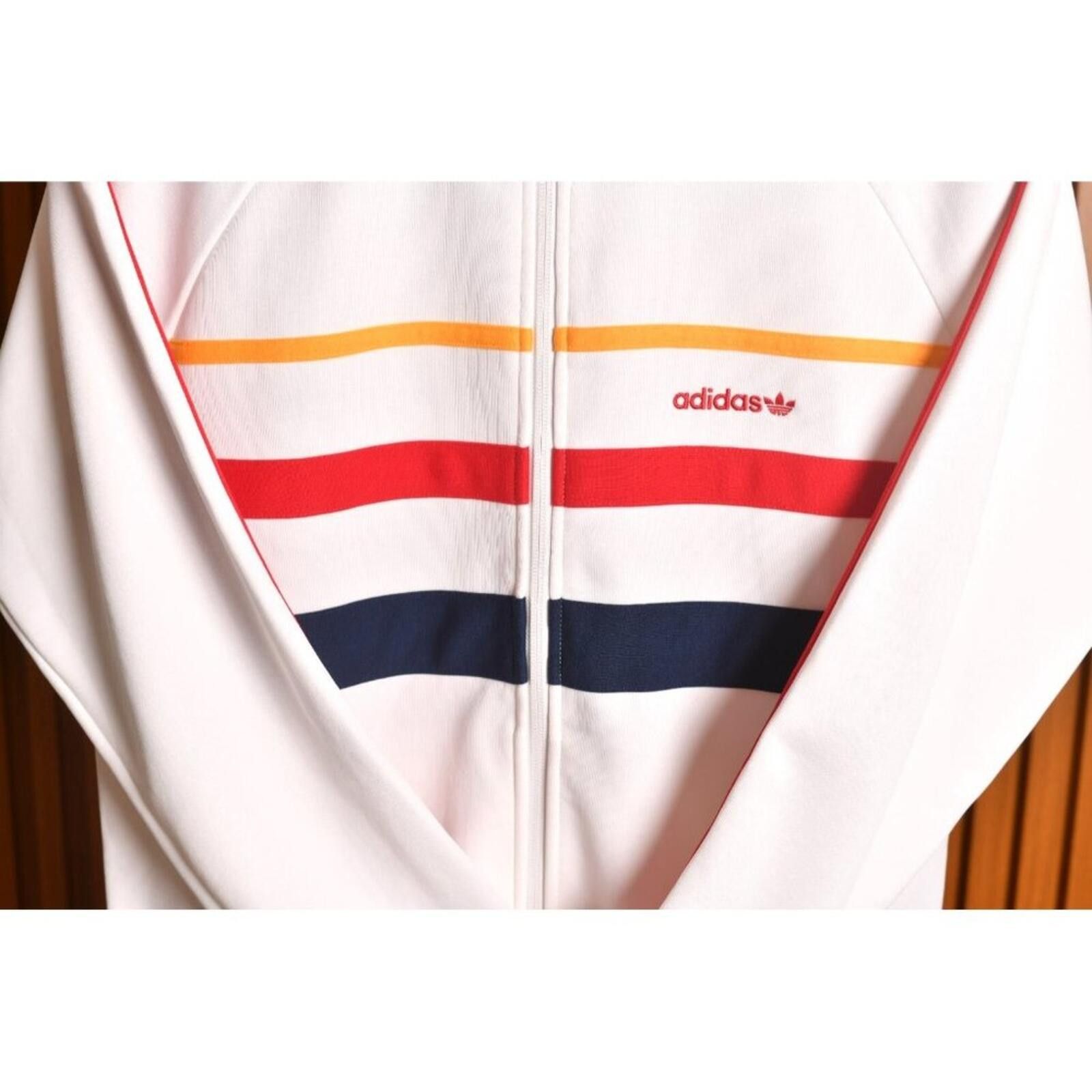 Adidas Adidas 1st Track Top Jacket Retro Small | White | MSRP: $90 Size US S / EU 44-46 / 1 - 5 Thumbnail