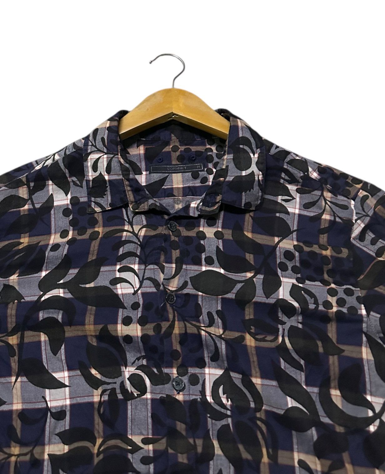 Sophnet. SOPHNET. long-sleeve cotton shirt in a multi-color check Size US M / EU 48-50 / 2 - 3 Thumbnail