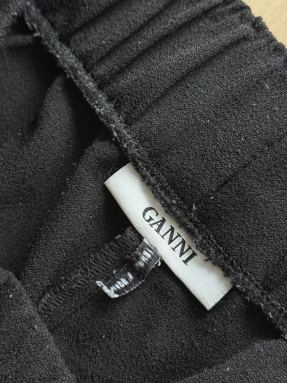 Ganni Ganni clark track black pants Size 27" / US 4 / IT 40 - 2 Thumbnail
