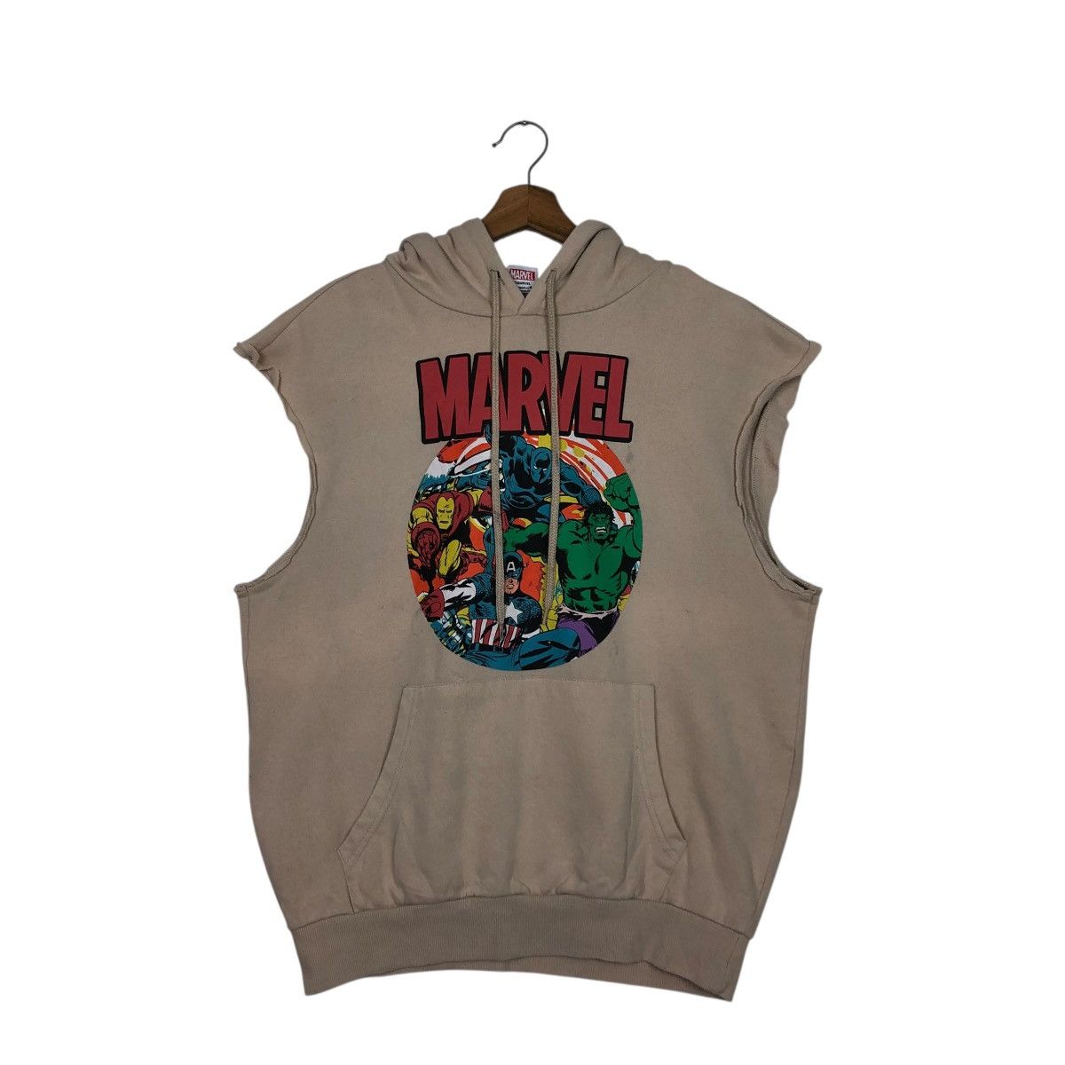 Cartoon Network 🔥VINTAGE VEST HOODIE STYLE PULL OVER MARVEL BIG LOGO Size US M / EU 48-50 / 2 - 14 Thumbnail