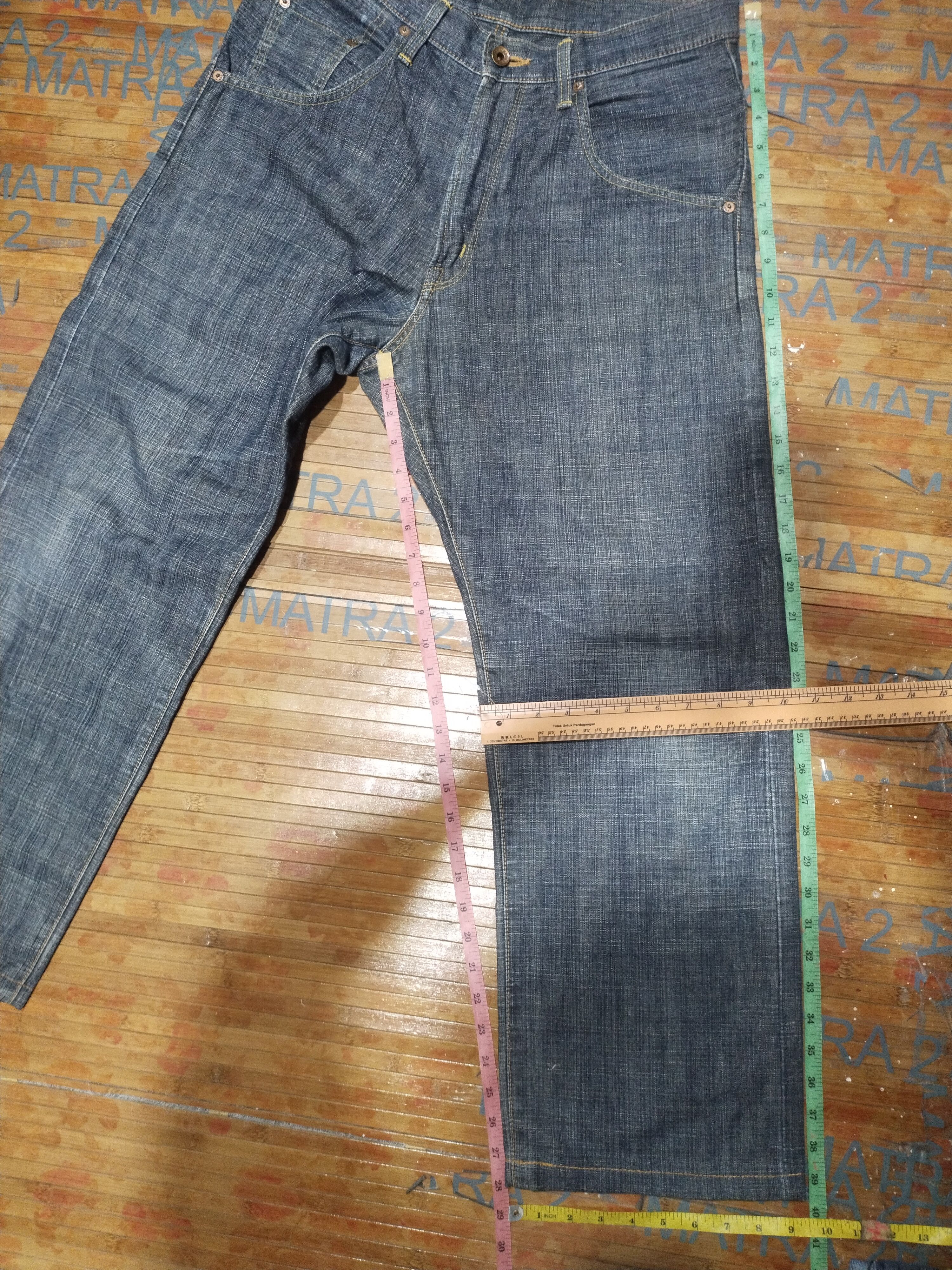 Edwin × Japanese Brand × Vintage Edwin 505D " Orengs Taq" Sz 32" Size US 32 / EU 48 - 6 Thumbnail