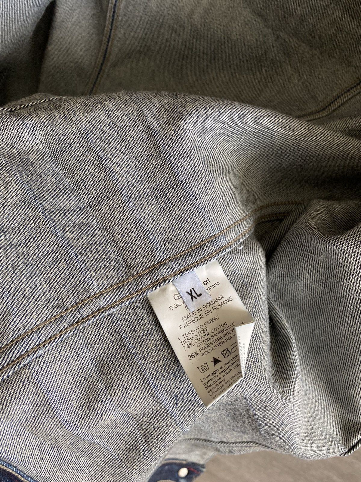 Marithe + Francois Girbaud LE JEAN DE MARITHE FRANCOIS GIRBAUD Denim Jacket Size XL / US 12-14 / IT 48-50 - 12 Thumbnail