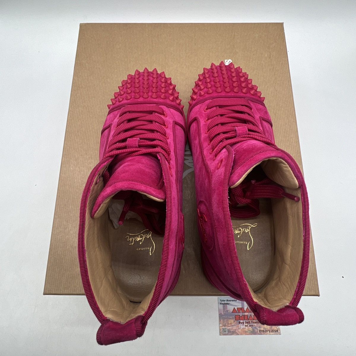 Christian Louboutin Christian Louboutin Lou spike Orlato flat rose Size US 9.5 / EU 42-43 - 7 Thumbnail