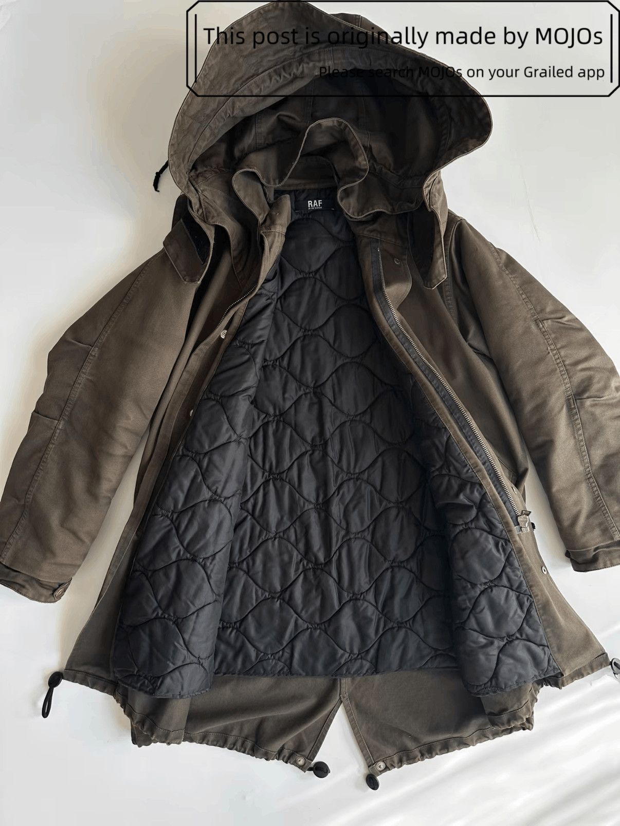 Raf Simons Sz 46 Raf by Raf Simons Padded Military Parka mojos172212 Size US S / EU 44-46 / 1 - 2 Thumbnail