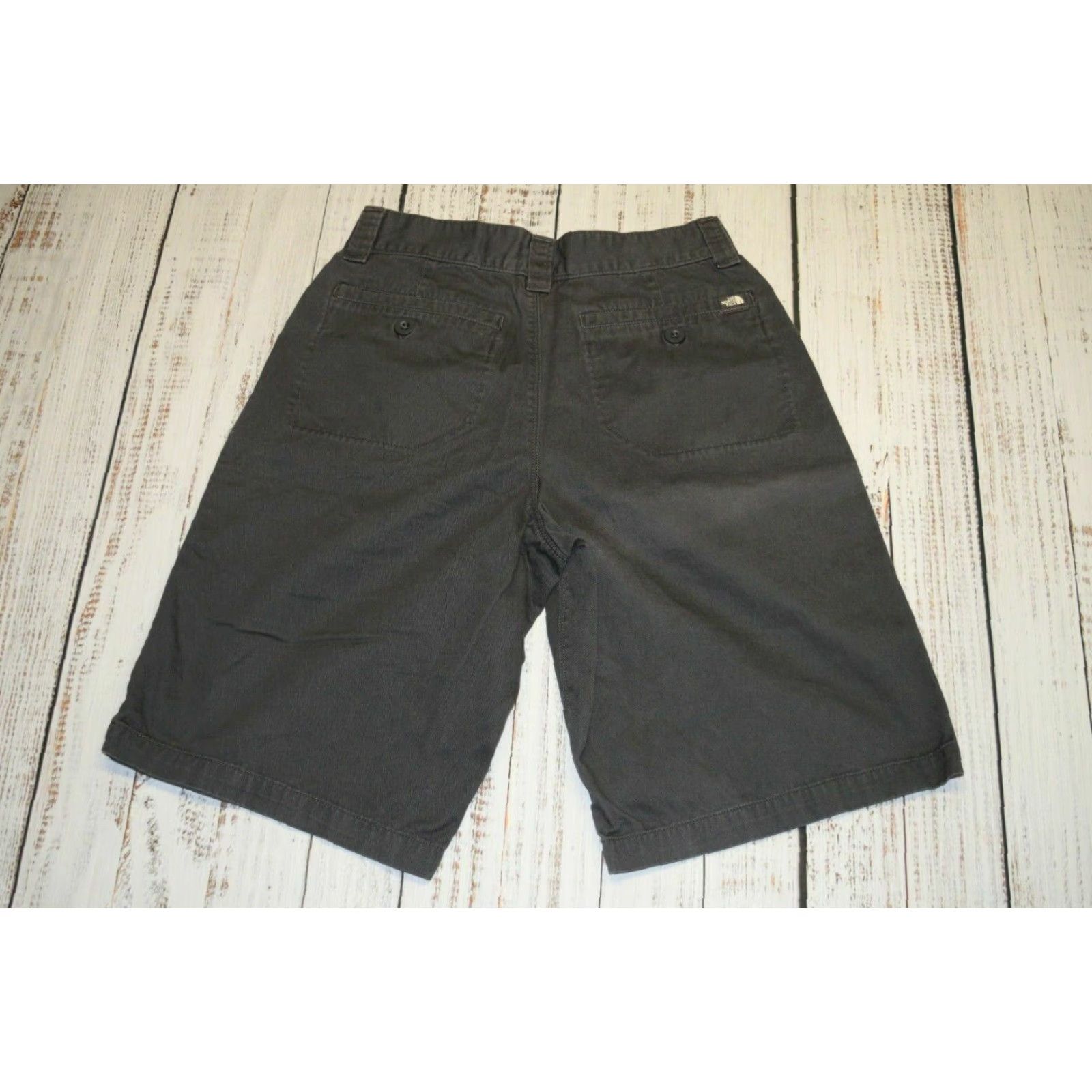 The North Face THE NORTH FACE Khaki Chino Shorts 30x11.5in Regular Gray 100% Cotton Axsr Silverton Hiking Casual Mens Size US 30 / EU 46 - 7 Thumbnail