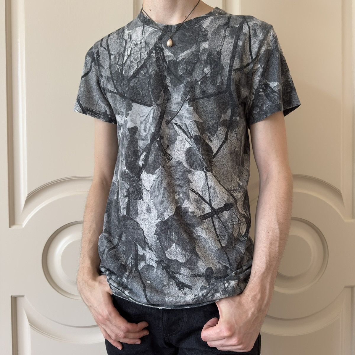 Balmain S/S 2010 Decarnin Real Tree Camo T-Shirt