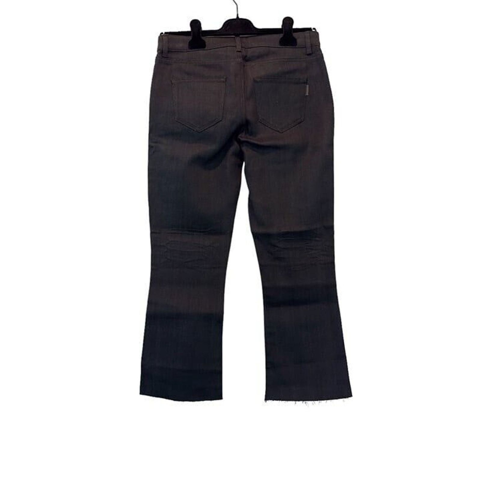Saint Laurent Paris Saint Laurent Boot Cut Cropped Denim Jeans 28 Size 28" / US 6 / IT 42 - 2 Thumbnail