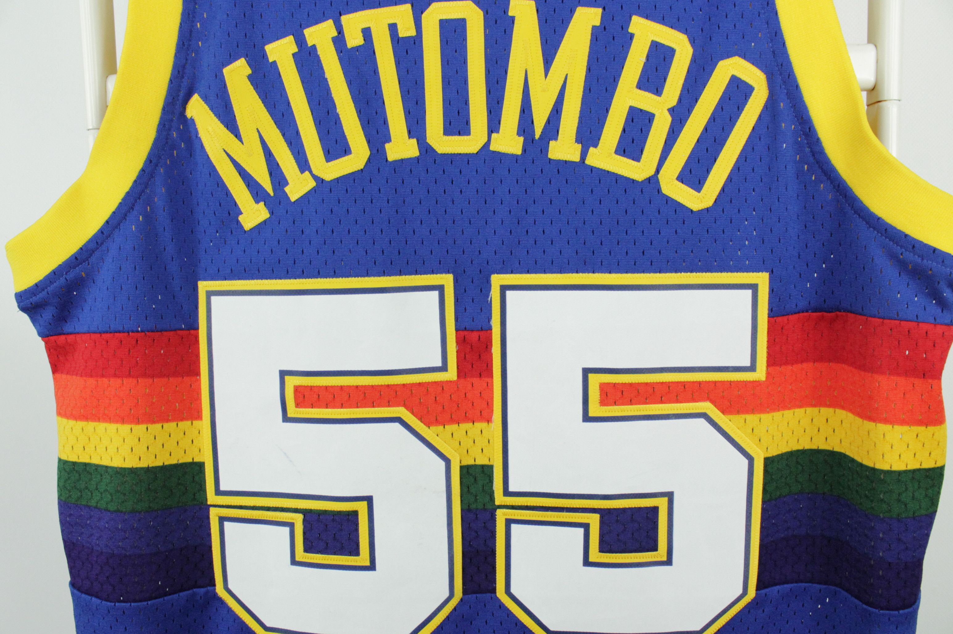 Adidas Adidas Denver Nuggets Dikembe Mutombo #55 Hardwood Jersey Size US M / EU 48-50 / 2 - 7 Thumbnail