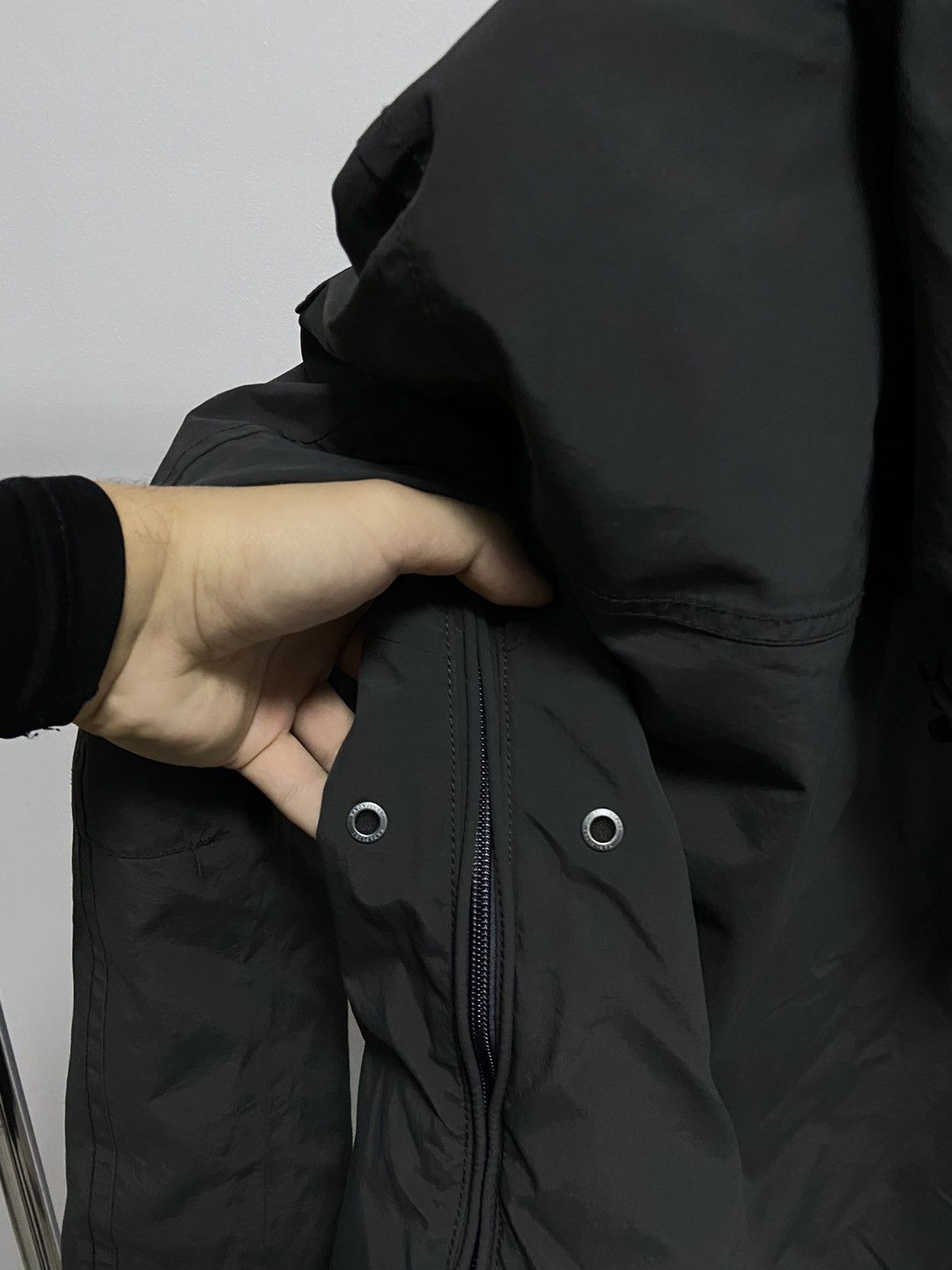 Napapijri × Vintage Napapijri anorak Jacket big Logo pocket Vintage fleece Size US S / EU 44-46 / 1 - 5 Thumbnail