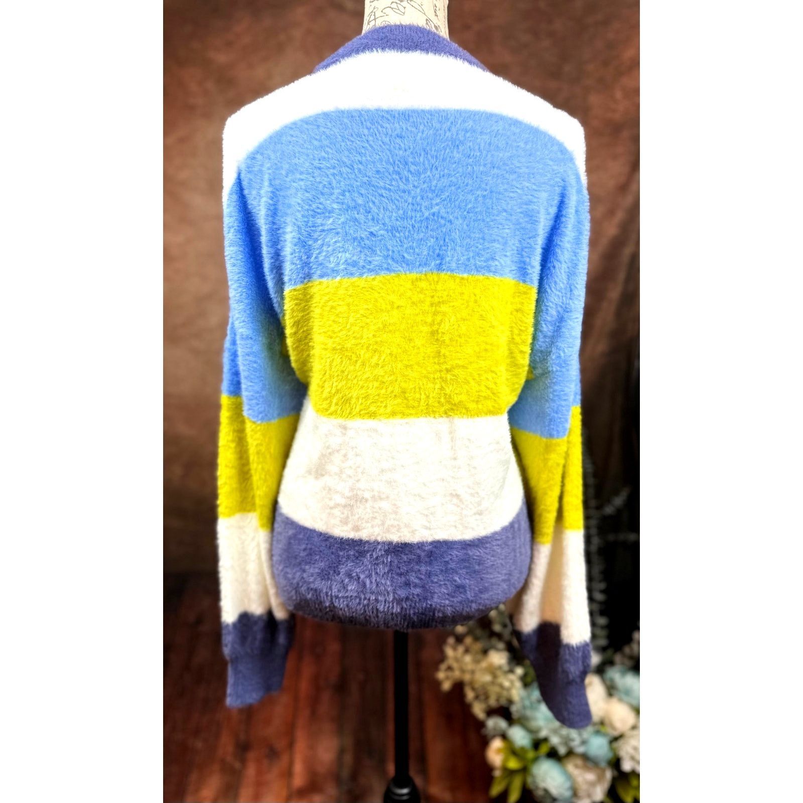 Other Oversized Bright Fluffy Soft Aerie Flurry Crew Sweater L Size L / US 10 / IT 46 - 9 Thumbnail