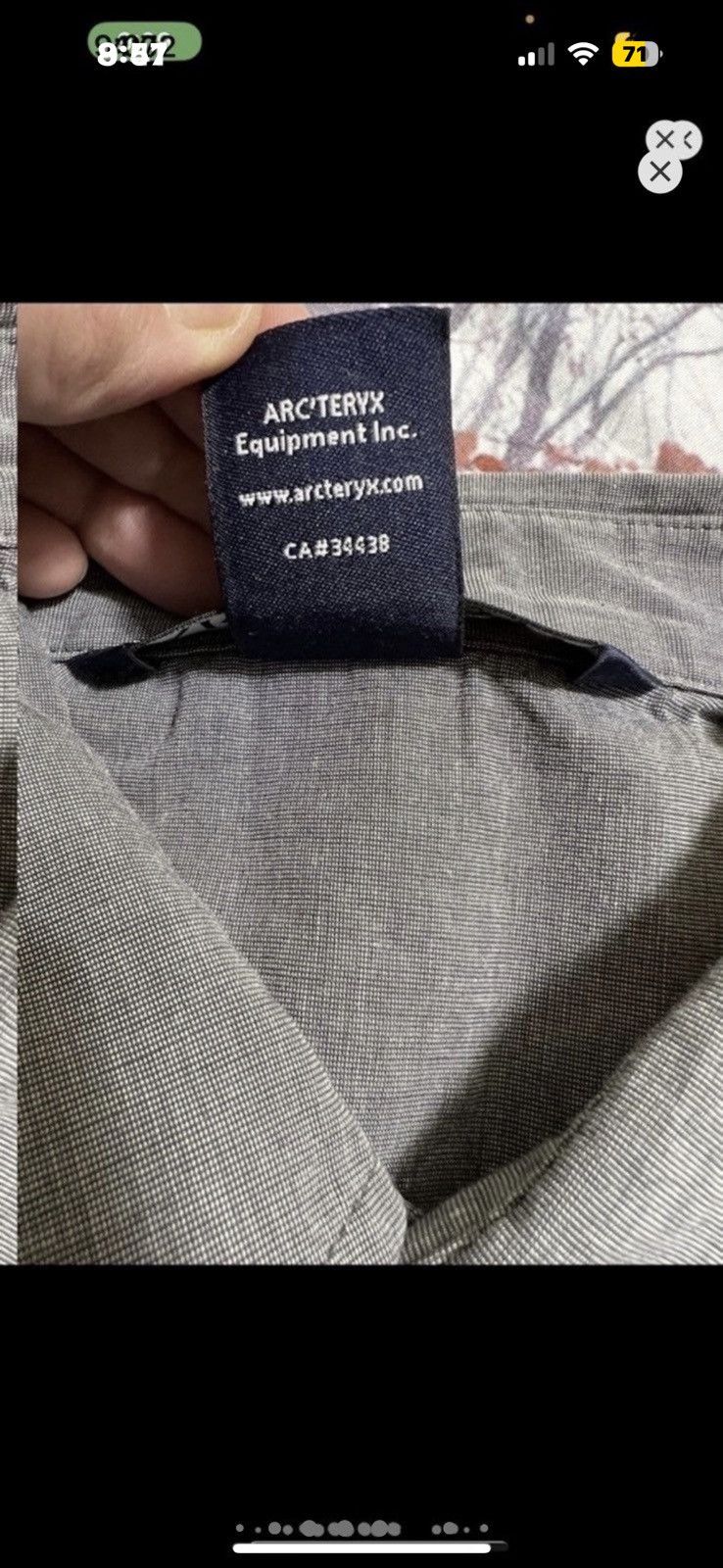 Arc'teryx ***FINAL DROP***RARE 00s ARCTERYX TECHNICAL BUTTON UP L Size US L / EU 52-54 / 3 - 7 Thumbnail