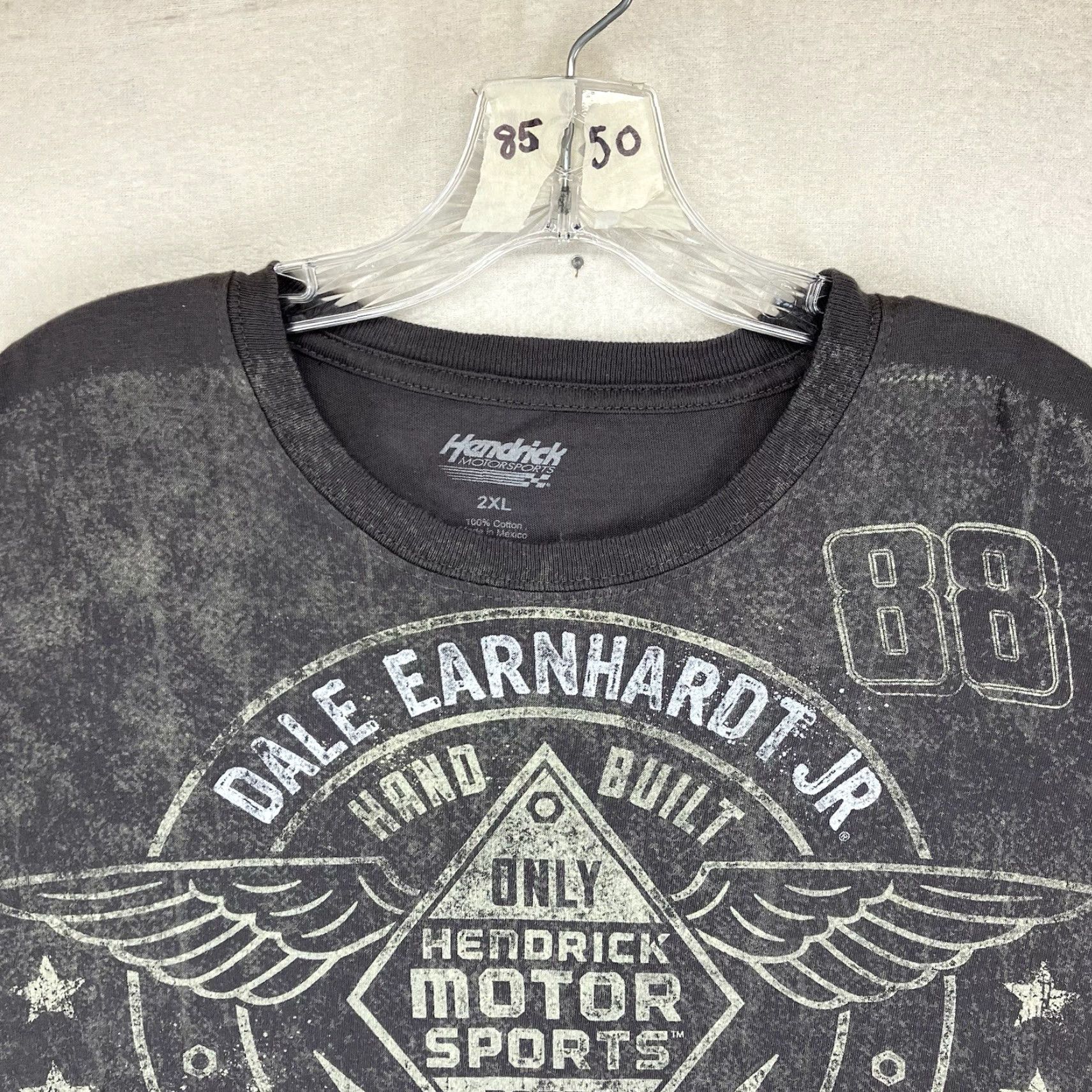 Chase Authentics VINTAGE Chase Authentics NASCAR Dale Earnhardt Jr Graphic T-Shirt Men 2XL Retro Gray Short Sleeve Size US XXL / EU 58 / 5 - 3 Thumbnail