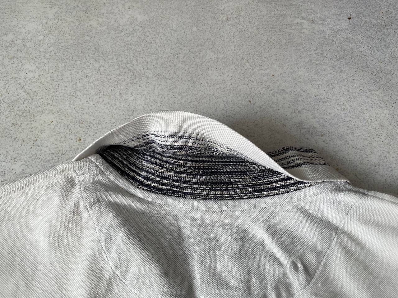 Missoni × Vintage Vintage Missoni White Basic Luxury Polo Y2K Rare Item Size US L / EU 52-54 / 3 - 6 Thumbnail