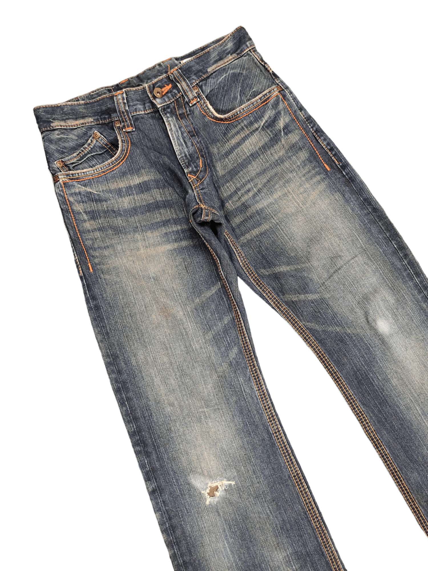 Hysteric Glamour × Undercover Flare Jeans Edwin Xv-s Distressed Denim Boot Cut Y2k Size US 29 - 3 Thumbnail