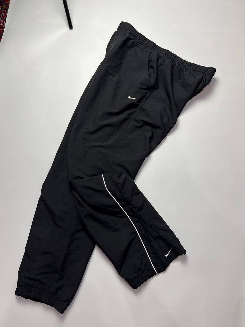 Nike 👖 Nike Black Track Pants – Minimalist Sportswear Staple Size US 37 - 2 Thumbnail
