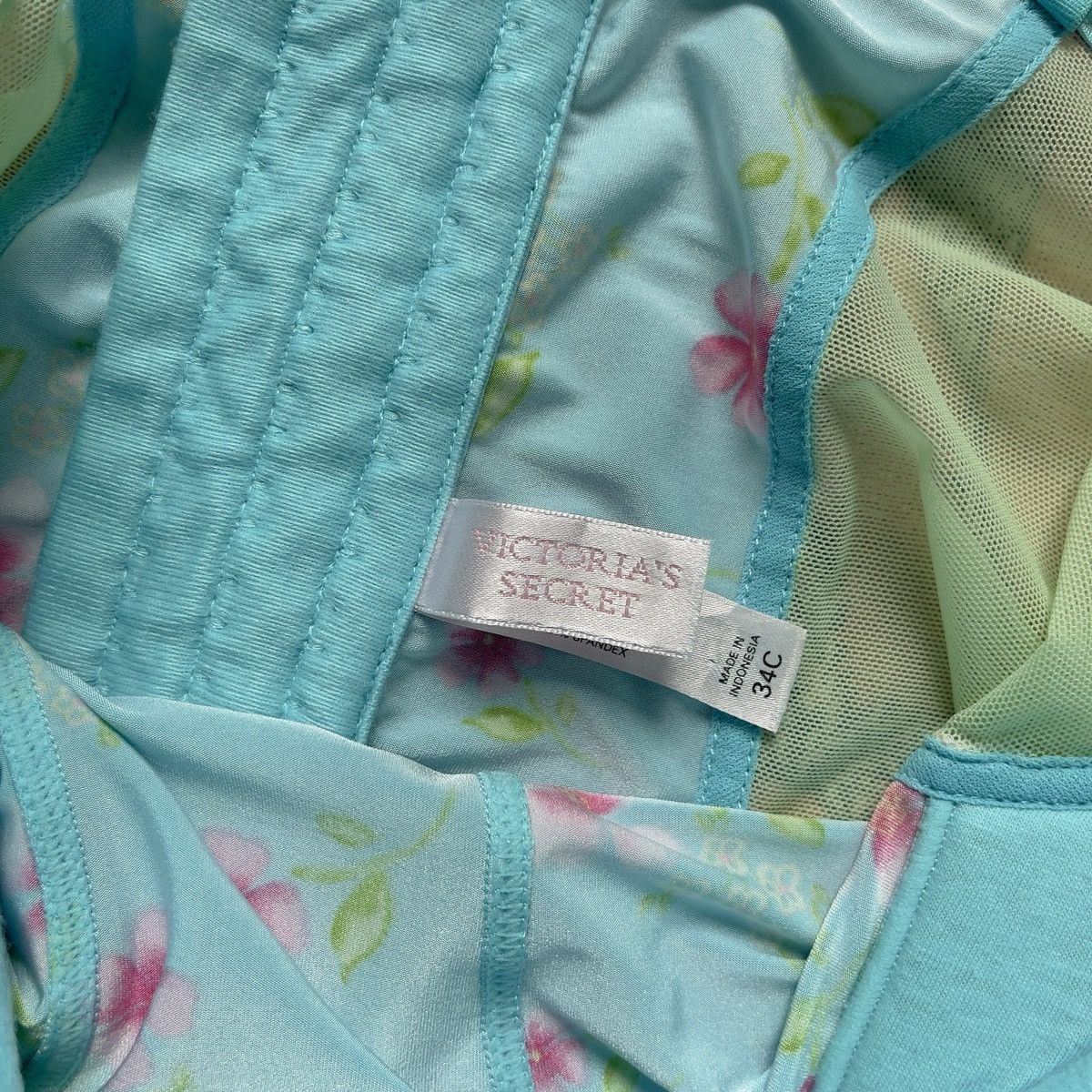 Victoria's Secret Victoria’s Secret Blue Floral Bustier (34C/32D) Size M / US 6-8 / IT 42-44 - 9 Thumbnail