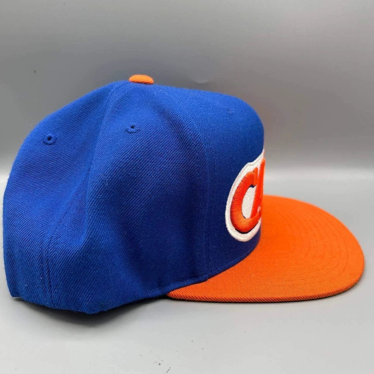 Mitchell & Ness Cleveland Cavaliers Cavs Hat Men Blue Orange Snap Back Cap Size ONE SIZE - 7 Thumbnail