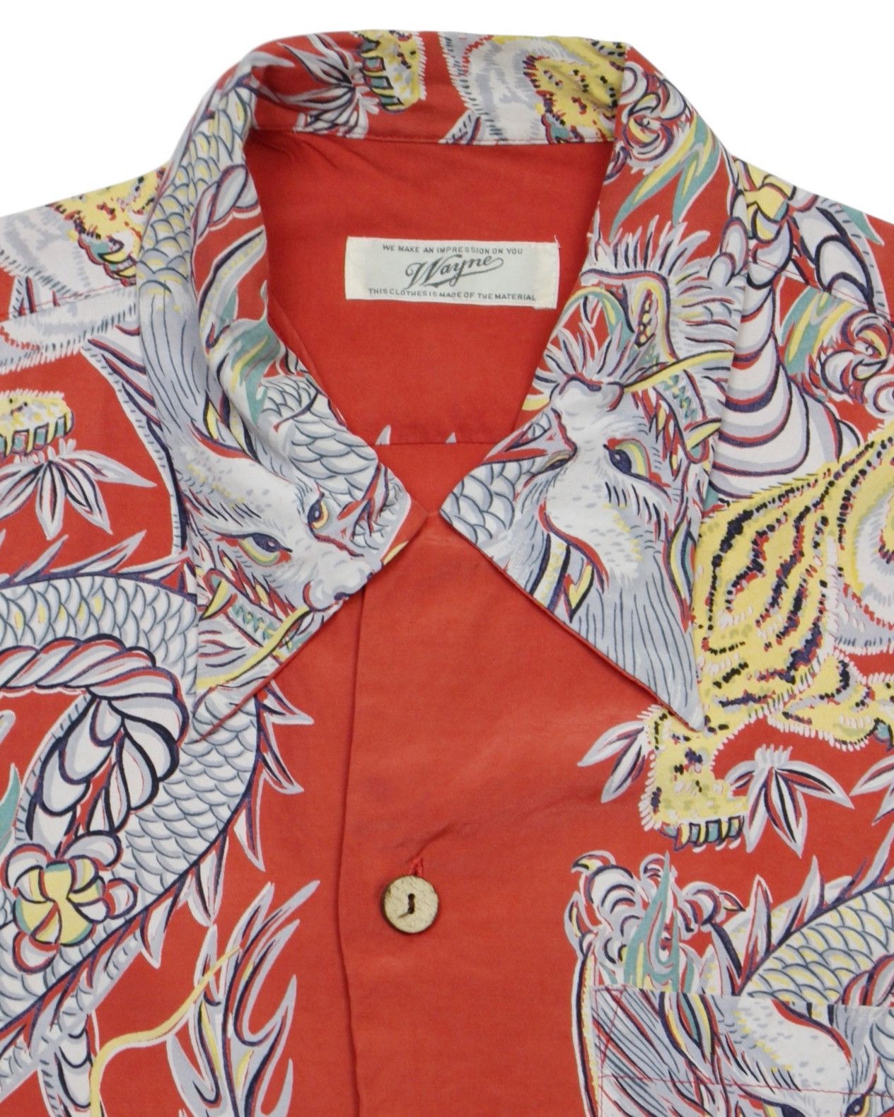 Hysteric Glamour 1990S WAYNE JAPAN DRAGON & TIGER ALOHA SHIRT Size US L / EU 52-54 / 3 - 3 Thumbnail