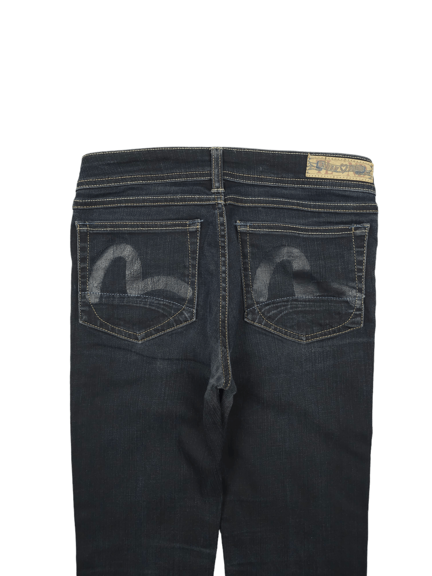 Evisu × Vintage 💎 26/32 Evisu X Puma Skinny Women's Denim Jeans Y2K Size 26" / US 2 / IT 38 - 3 Thumbnail
