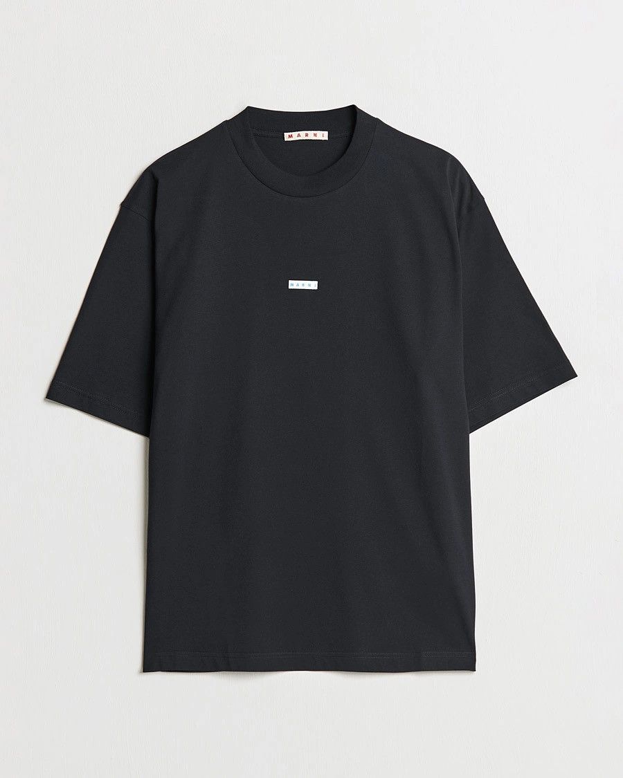 Marni NEW | BLACK LOGO TSHIRT SIZE 50 OVERSIZE Size US M / EU 48-50 / 2 - 1 Thumbnail