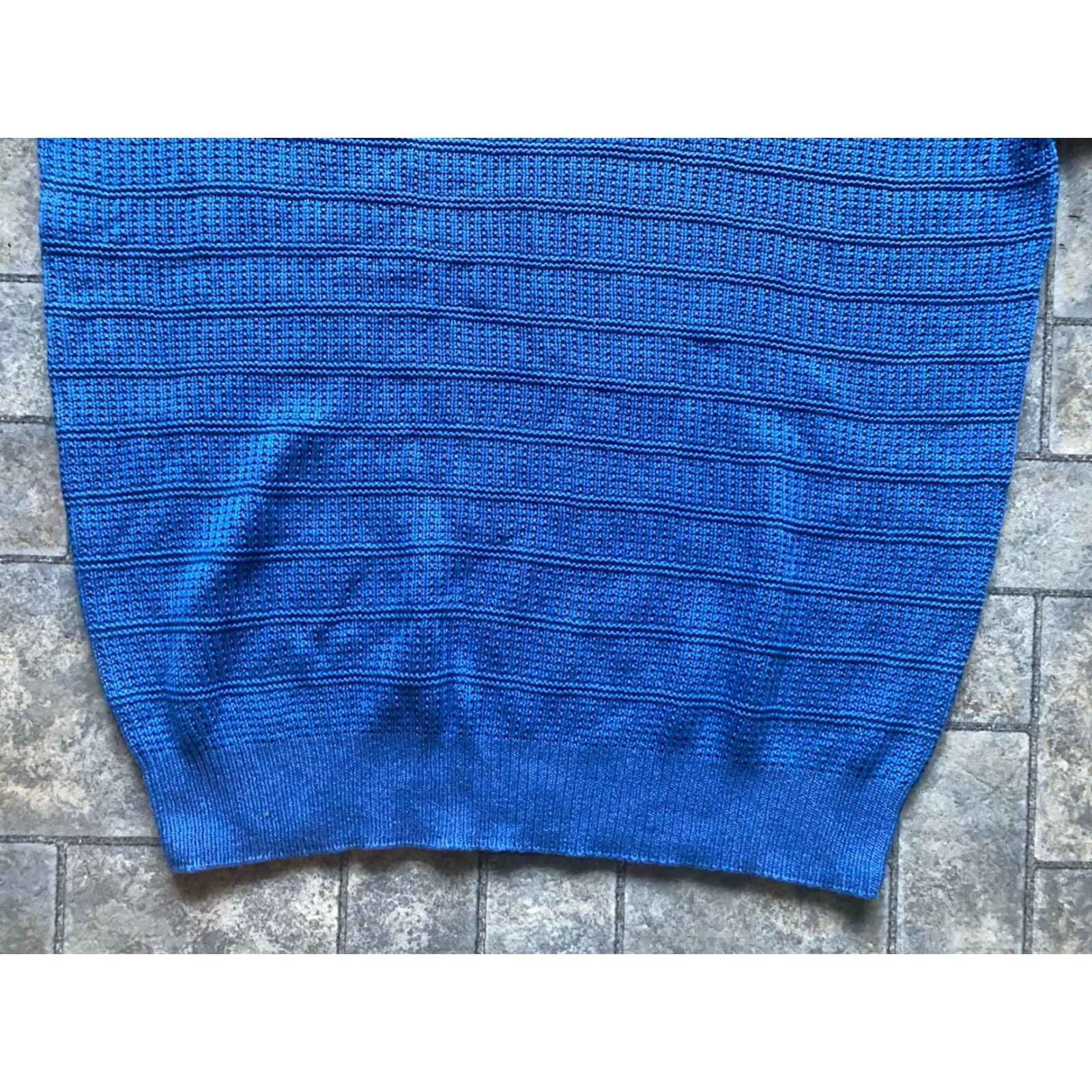 Vintage Cullen Sweater Women’s Blue Silk Cashmere Size L Pullover NWT New Size L / US 10 / IT 46 - 3 Thumbnail