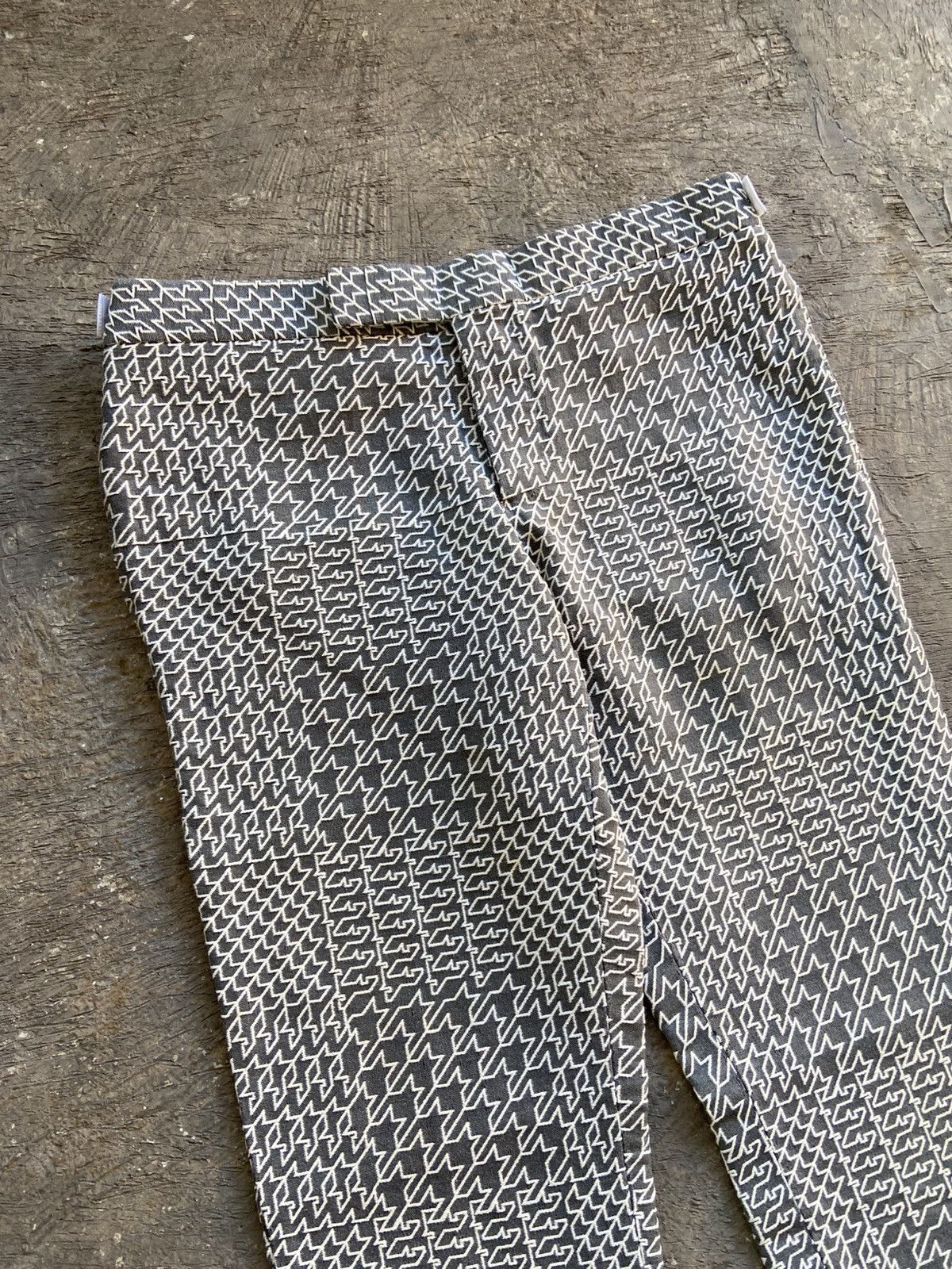 Thom Browne FW2015 Thom Browne - Houndstooth Pattern Slim Trousers Pants Size US 36 / EU 52 - 2 Thumbnail