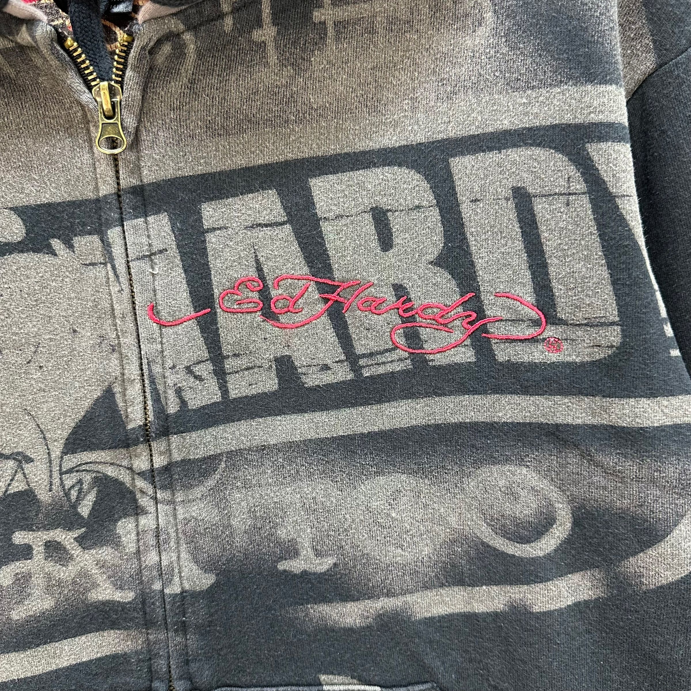 Christian Audigier Ed Hardy by Christian Audigier Fullprint Hoodies #9091-56 Size US S / EU 44-46 / 1 - 5 Thumbnail