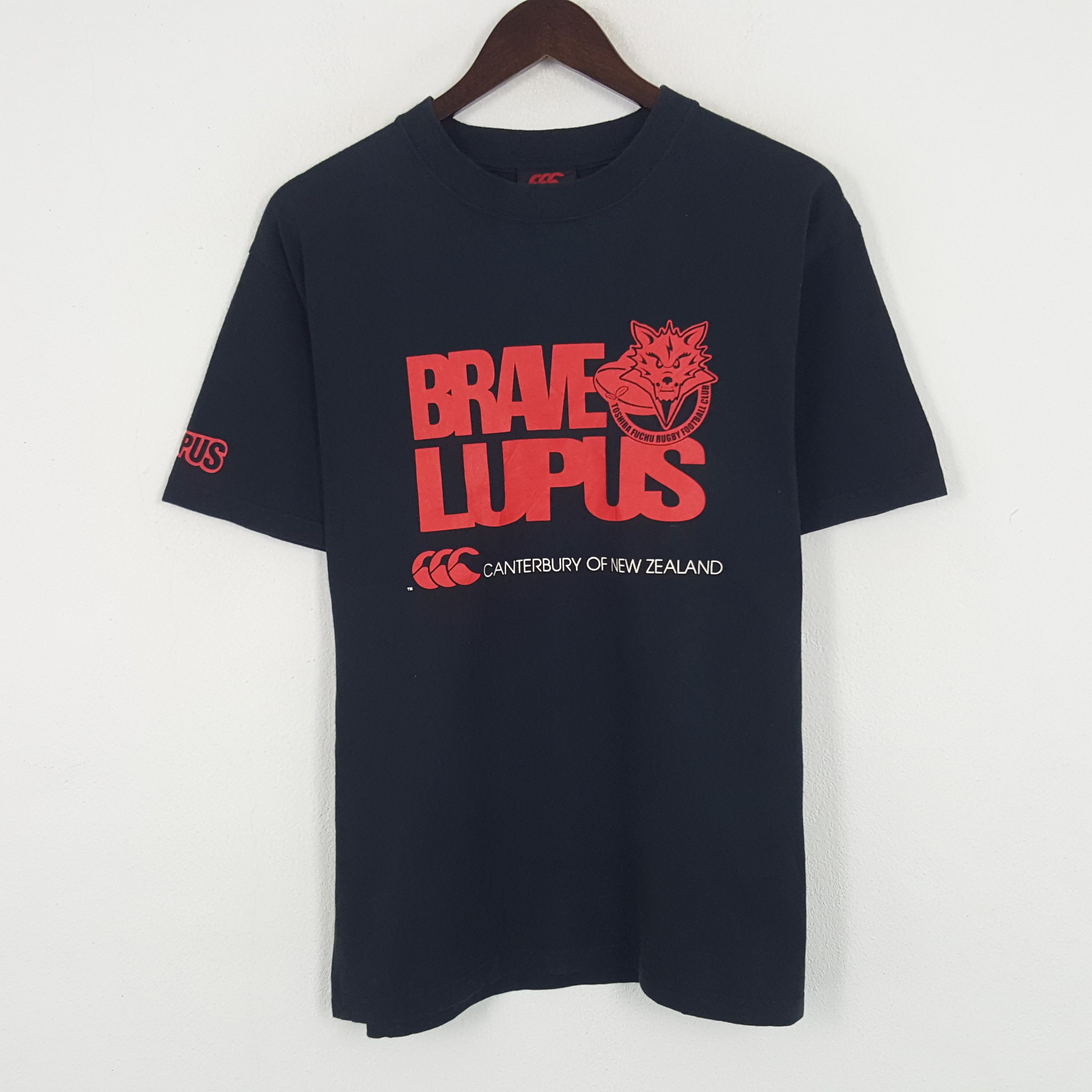 Canterbury of New Zealand × Vintage Vintage Canterbury Brave Lupus Tshirt Size US M / EU 48-50 / 2 - 1 Thumbnail