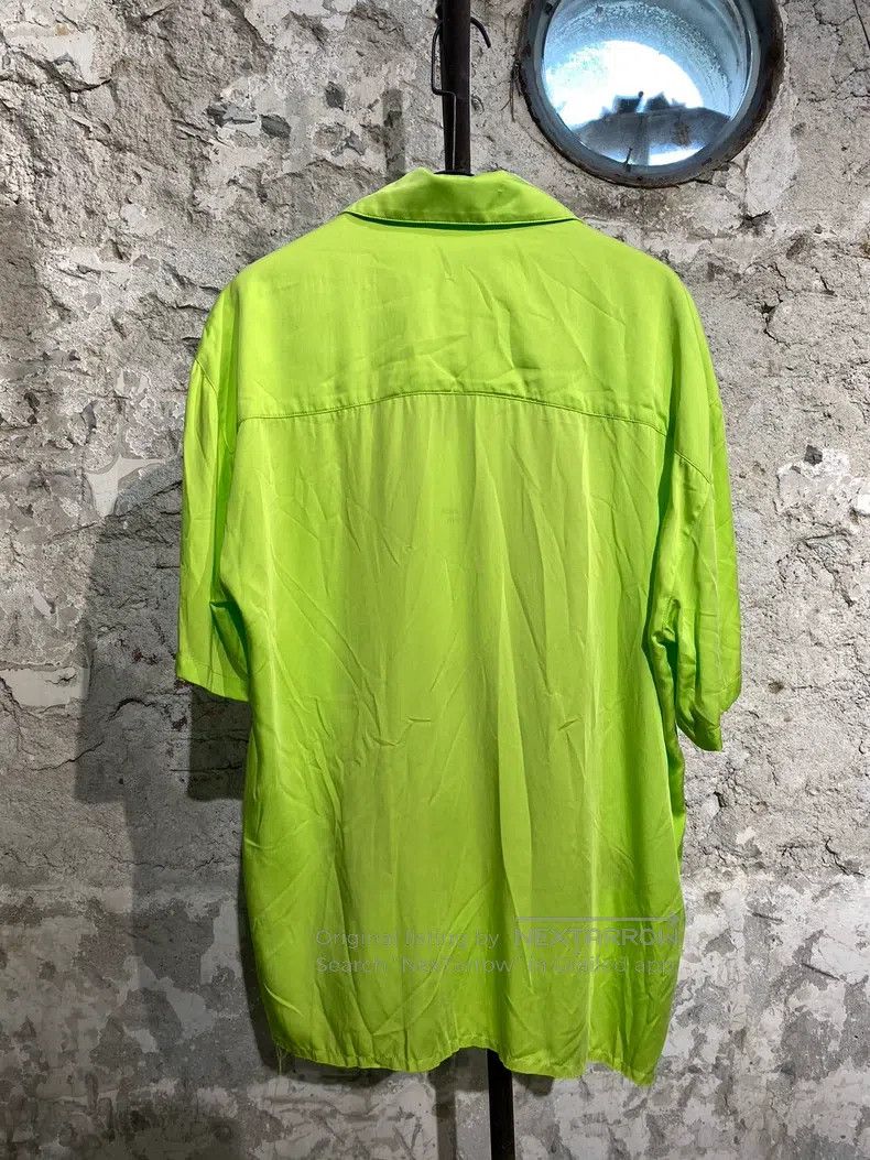 Martine Rose Martine Rose Neon Green Fake Two-Piece Shirt Size US XS / EU 42 / 0 - 2 Thumbnail