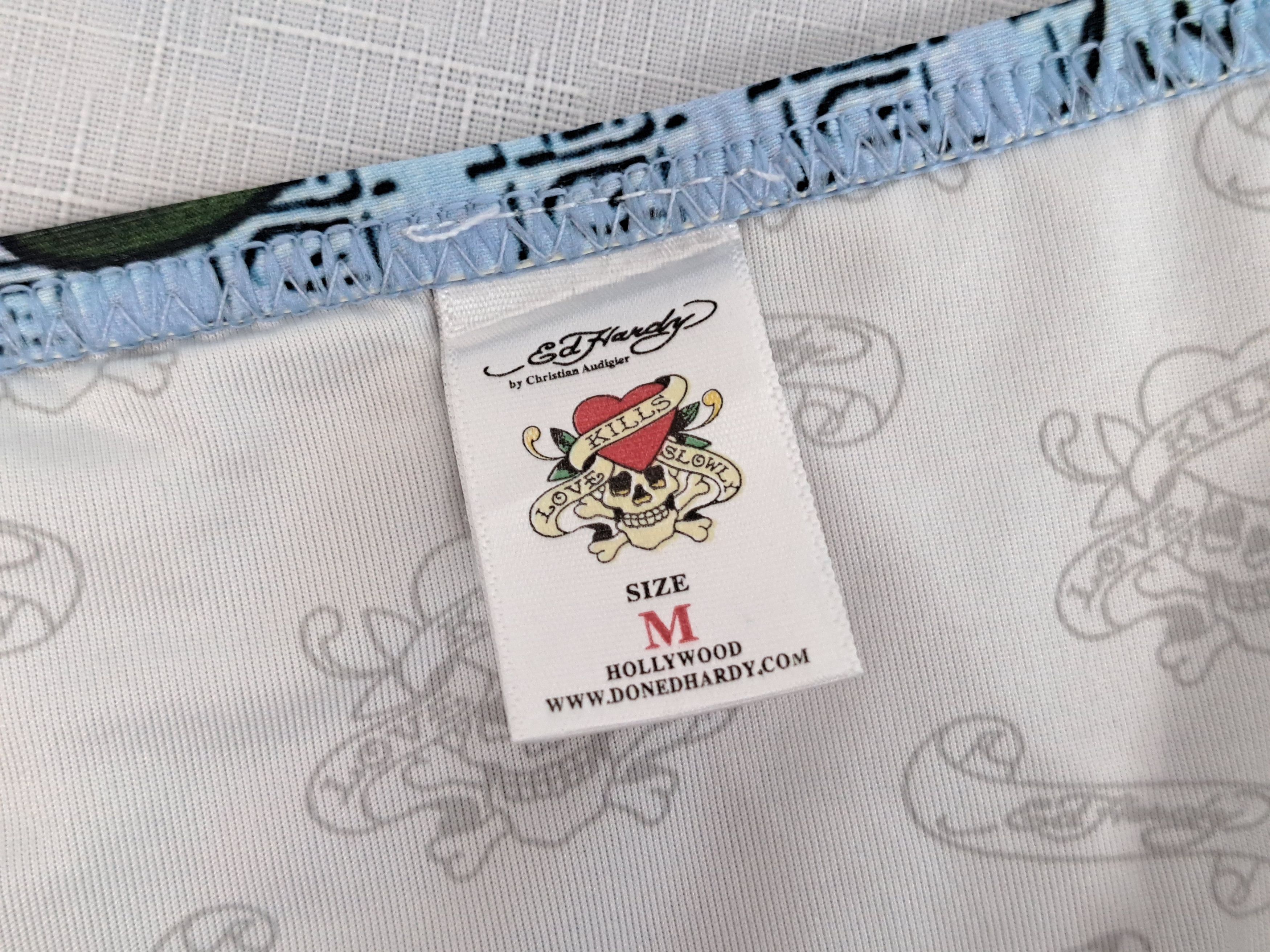 Christian Audigier × Ed Hardy Ed Hardy by Christian Audigier bikini bottom. Made in USA Size M / US 6-8 / IT 42-44 - 8 Thumbnail