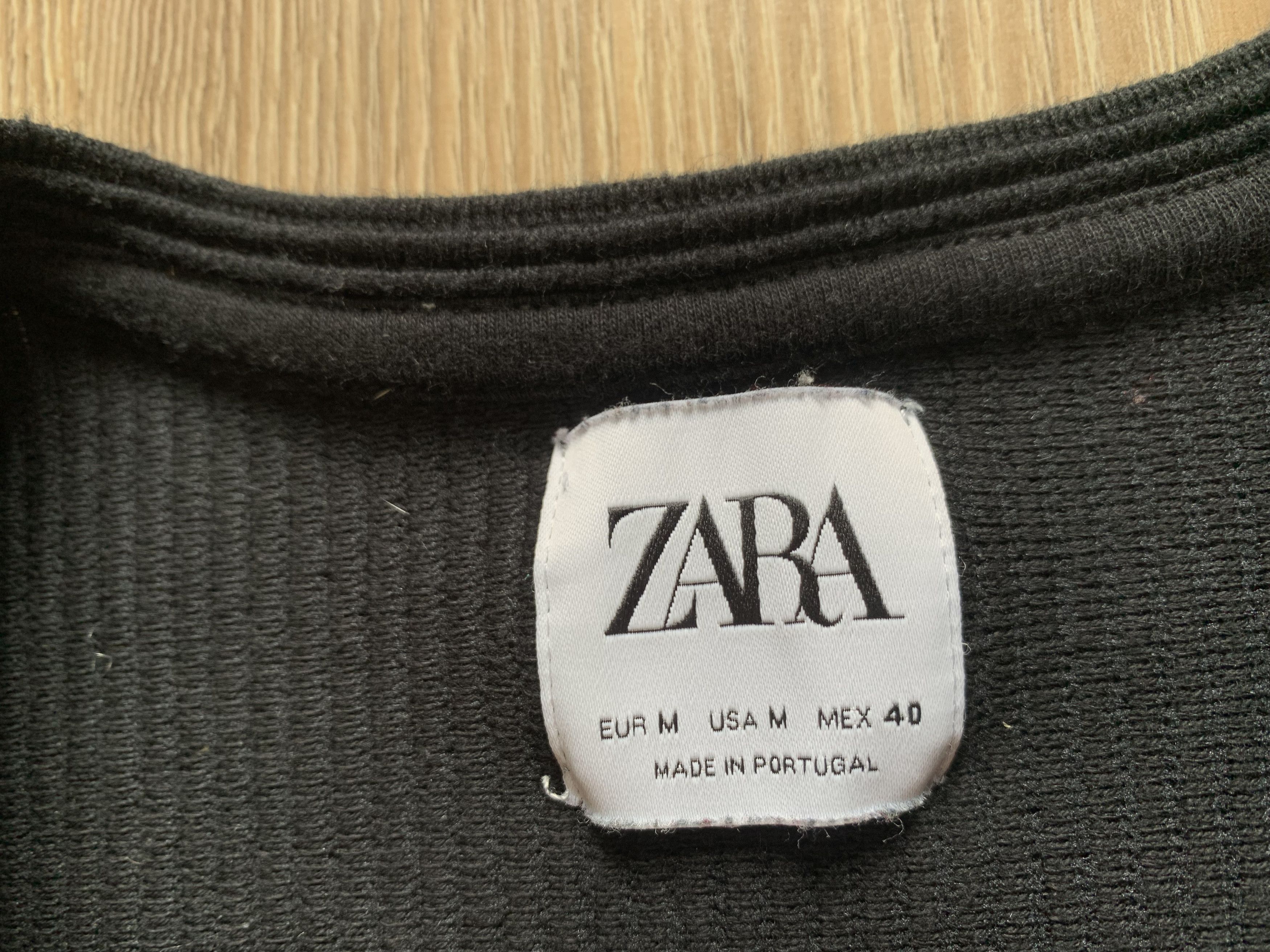 Designer × Zara Zara Man Black Basic Long Sleeve Size US M / EU 48-50 / 2 - 5 Thumbnail