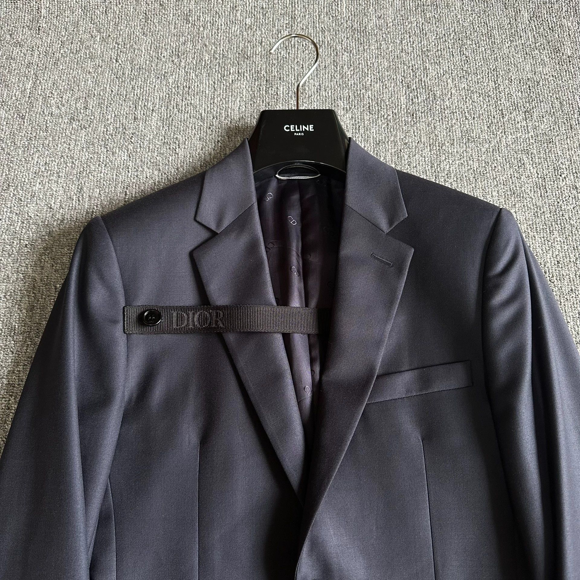 Dior dior logo blazer with tie detail Size US L / EU 52-54 / 3 - 2 Thumbnail