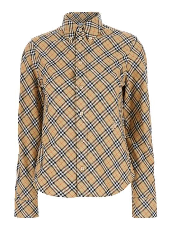 Burberry BURBERRY Women Shirts 8098252B9368 Beige Size S / US 4 / IT 40 - 1 Thumbnail