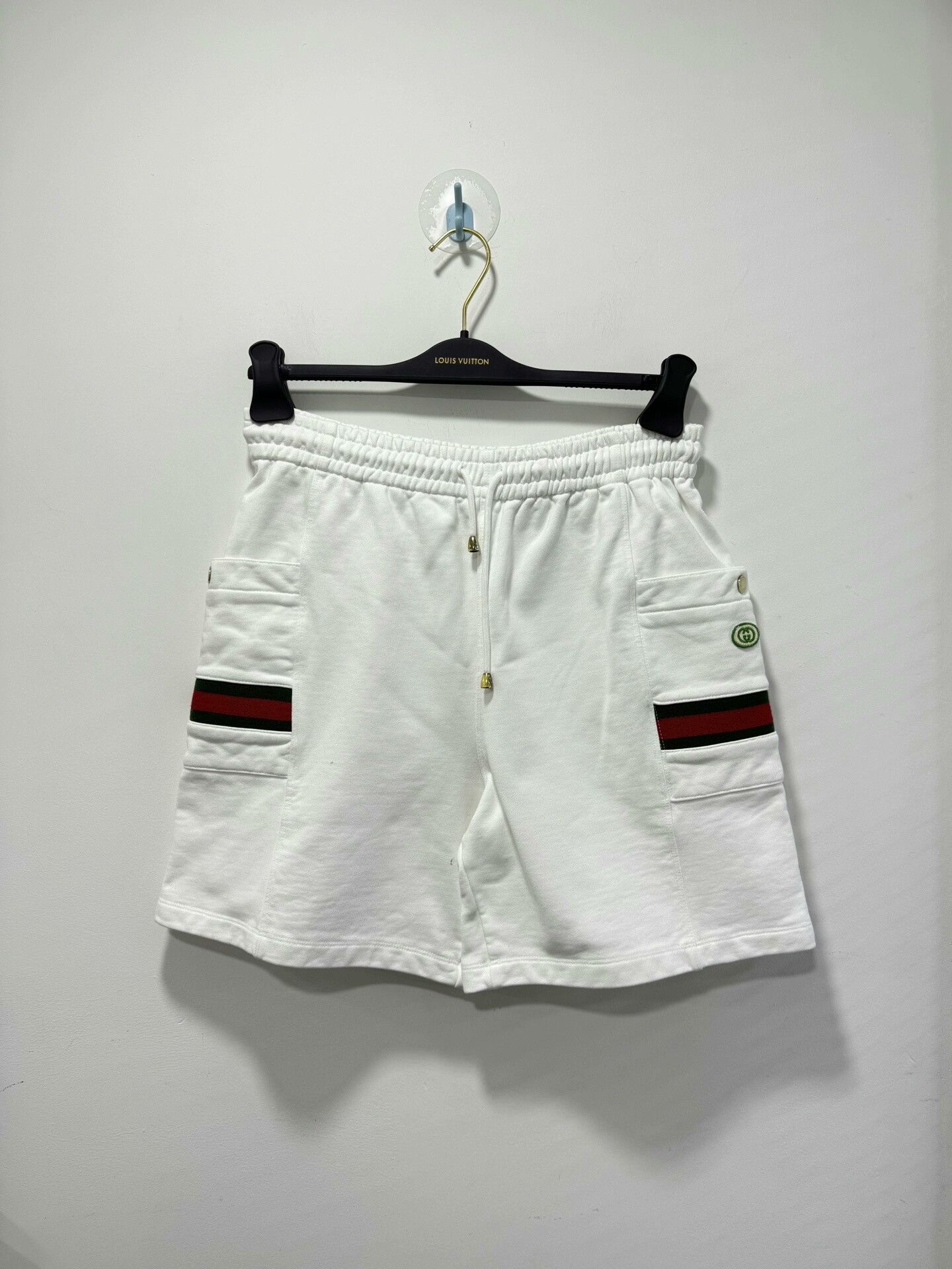 Gucci Gucci White Striped Shorts Medium Size Size US 30 / EU 46 - 1 Thumbnail
