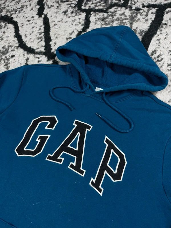 Gap Gap blue logo hoodie L Size US L / EU 52-54 / 3 - 3 Thumbnail