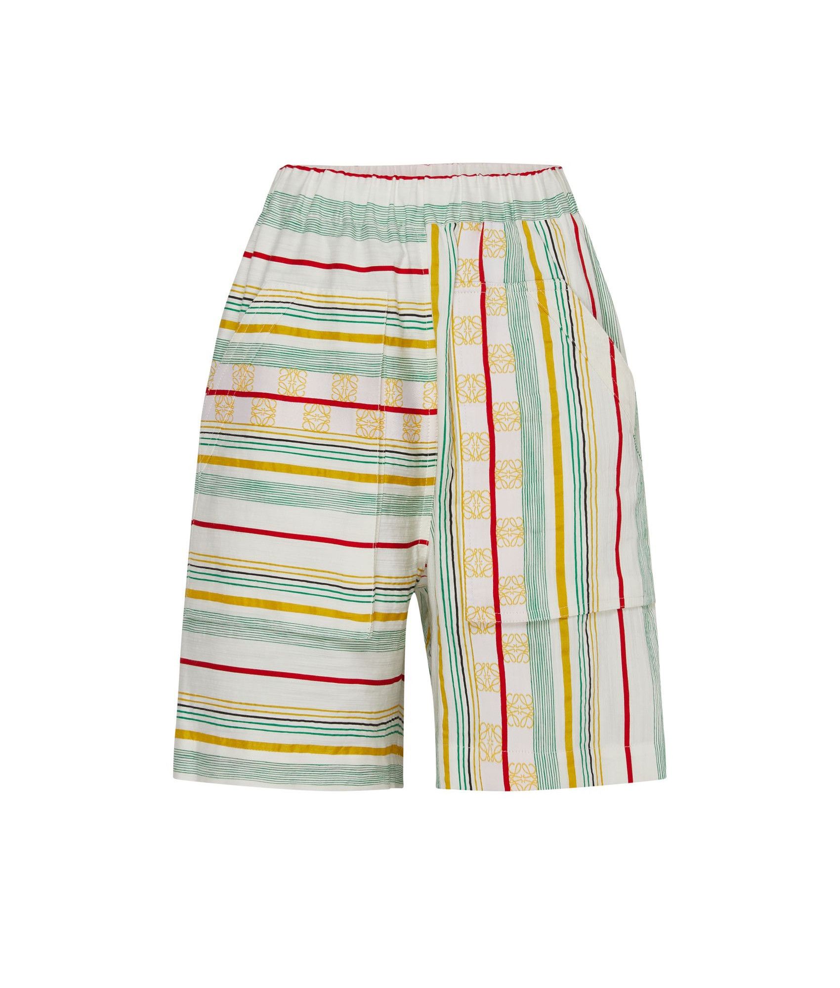 Loewe LOEWE x PAULA'S IBIZA stripe workwear cotton linen shorts Size 30" / US 8 / IT 44 - 1 Thumbnail