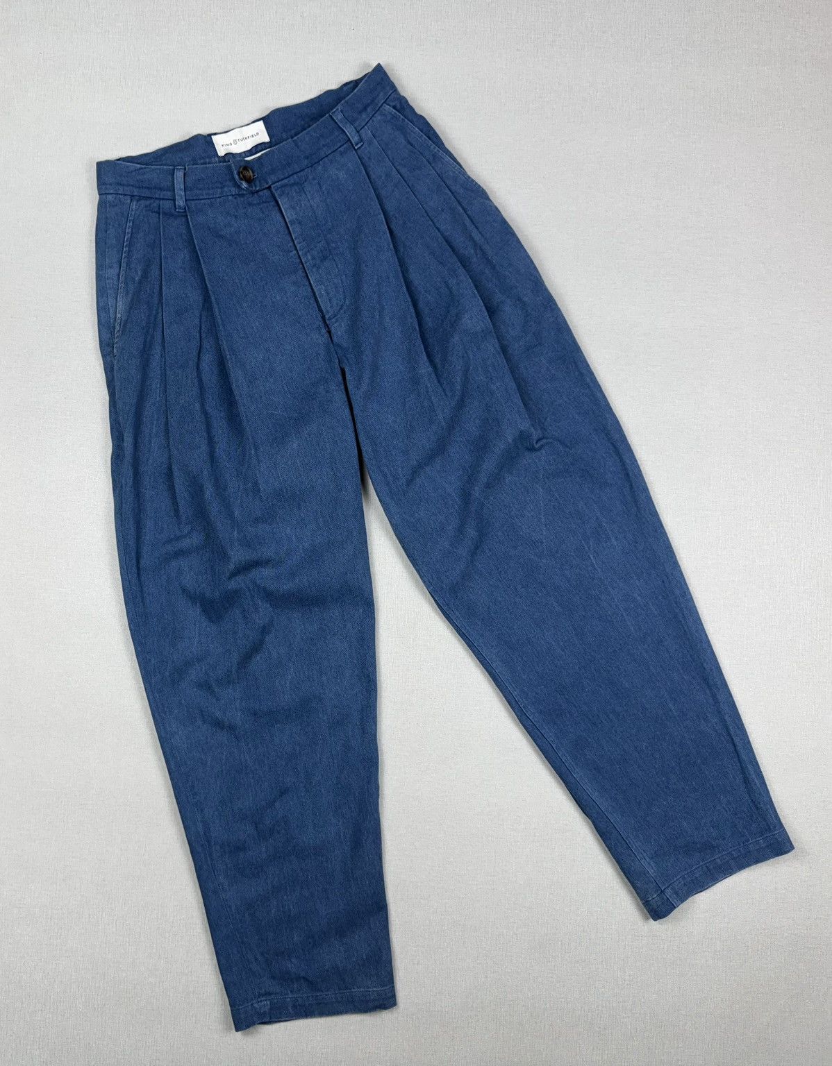 King & Tuckfield Men’s King Tuckfield Pants Trousers Made In Portugal size 32 Size US 32 / EU 48 - 1 Thumbnail