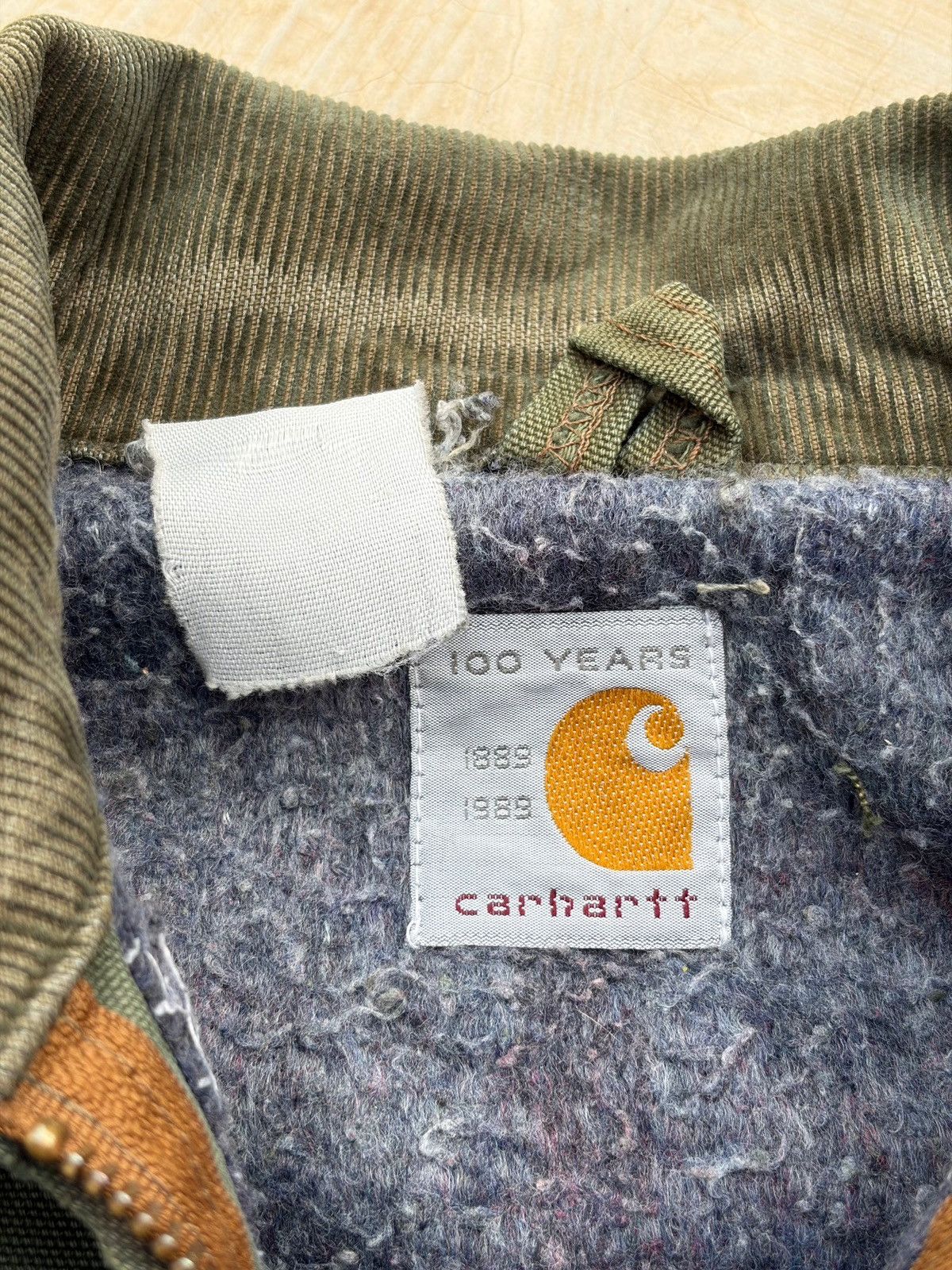 Carhartt Vintage 80s Carhartt Detroit Jacket 100th Anniversary Size US L / EU 52-54 / 3 - 6 Thumbnail