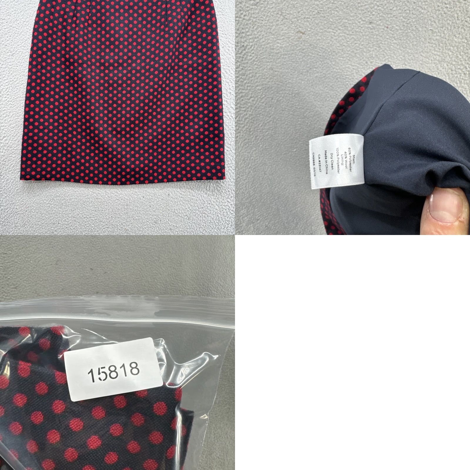Talbots Talbots Women’s Pencil Skirt Polka Dot Lined Knee Length Size 10 NEW Size 32" / US 10 / IT 46 - 8 Thumbnail